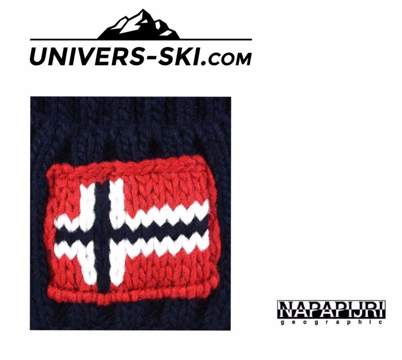 Bonnet NAPAPIJRI à pompon Semiury Bleu Marine 2026