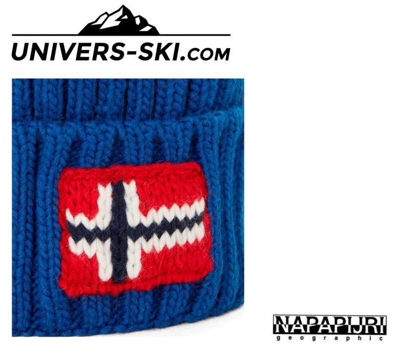 Bonnet NAPAPIJRI à pompon Semiury Bleu Dazzling 2026