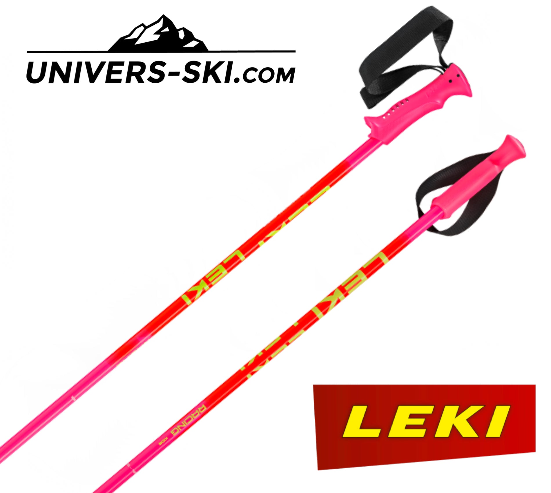 Bâtons de ski Leki Racing Kid Rose 2027