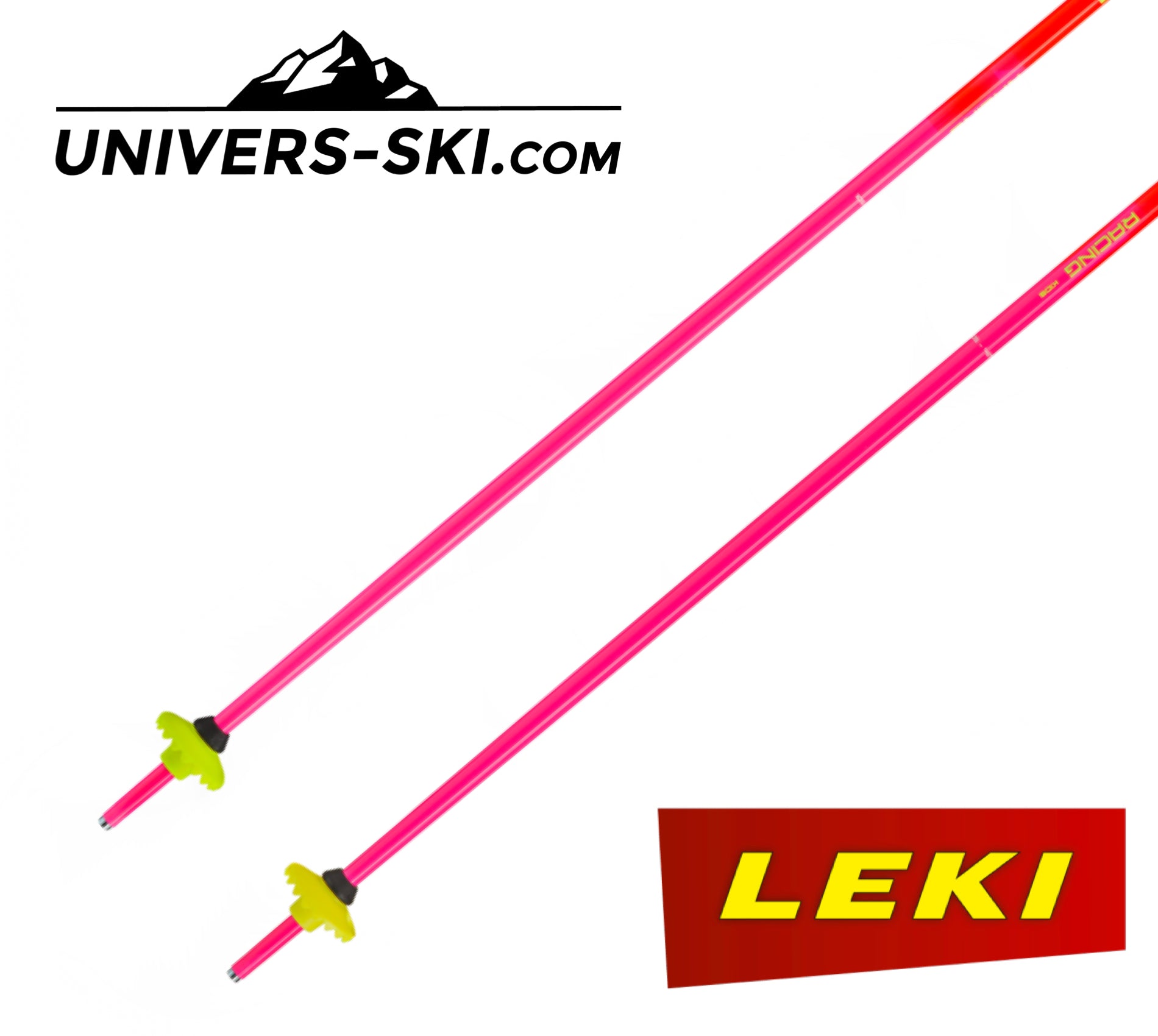 Bâtons de ski Leki Racing Kid Rose 2027