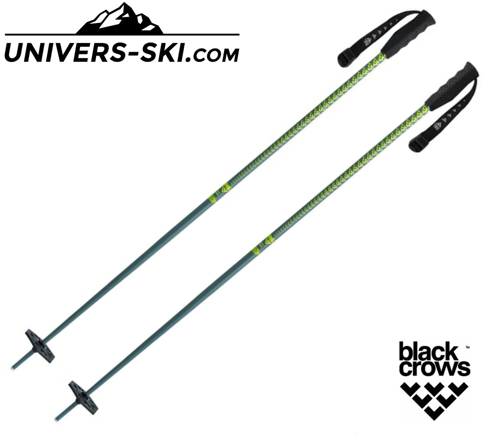 Bâtons de Skis Black Crows Meta Grey Yellow 2026