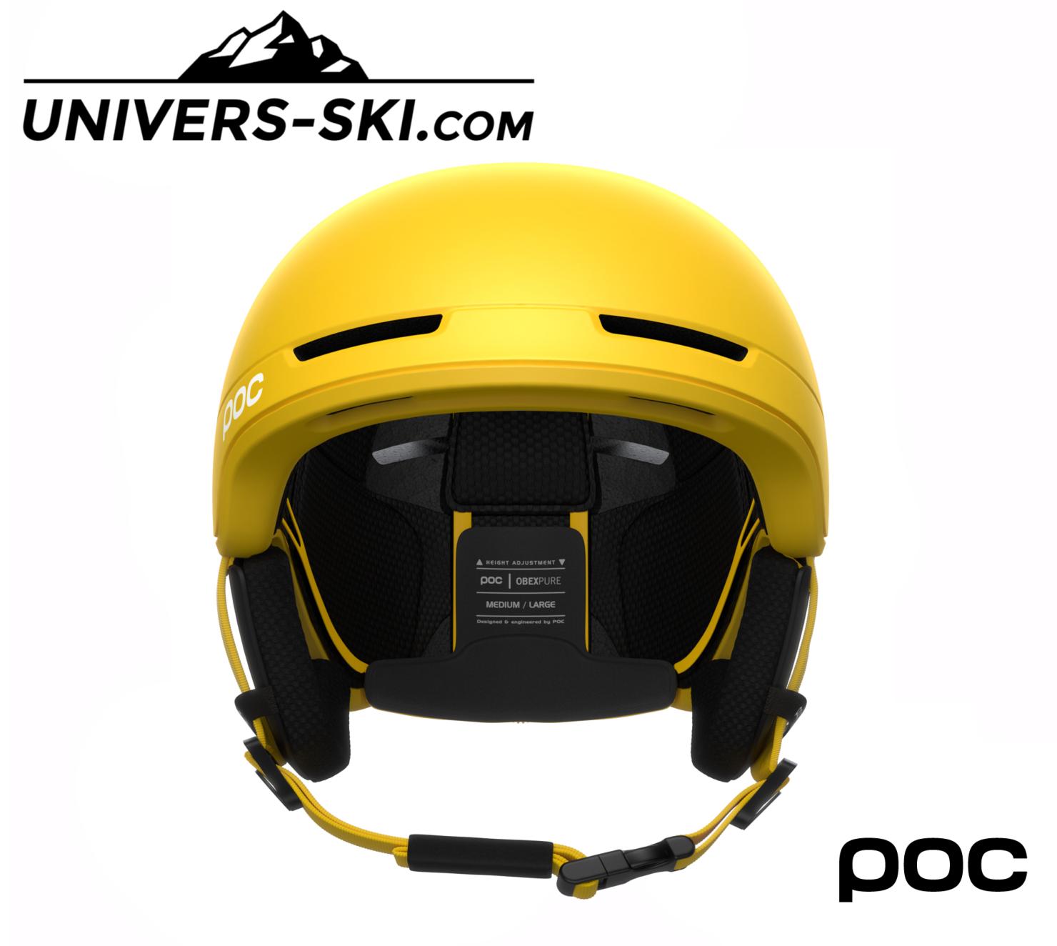 Casque de ski POC Obex Pure Sulphite Yellow Matt 2026