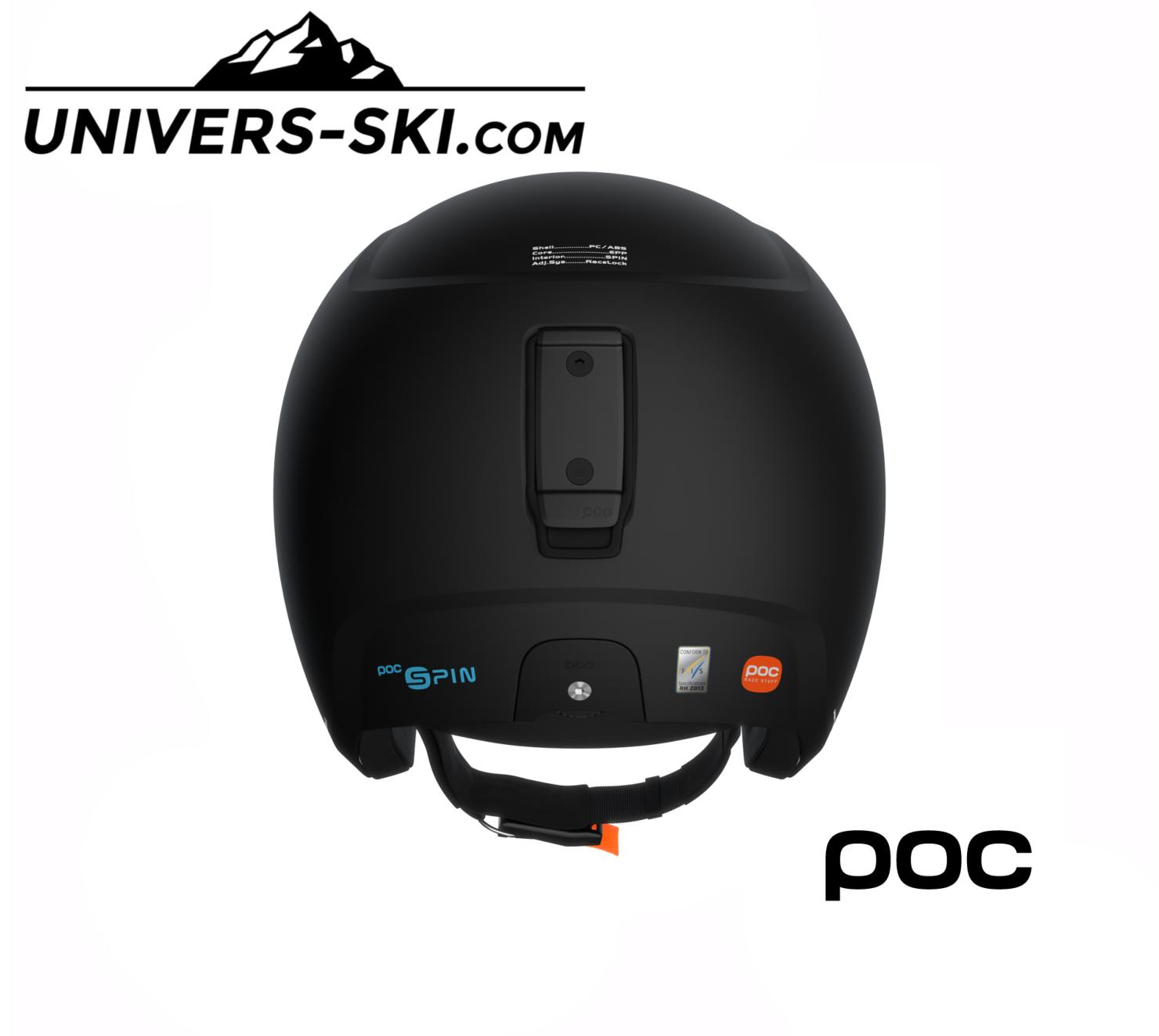 Casque de ski POC Skull Dura X Spin Uranium Black 2026