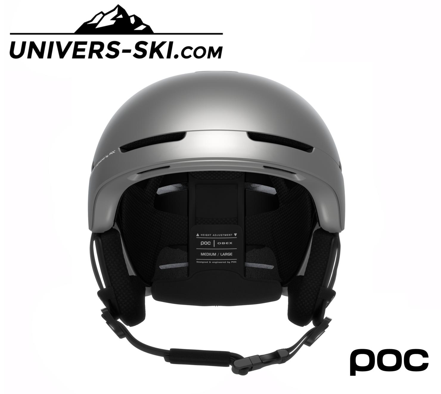 Casque de ski POC Obex BC Mips Argentite Silver Matt 2026