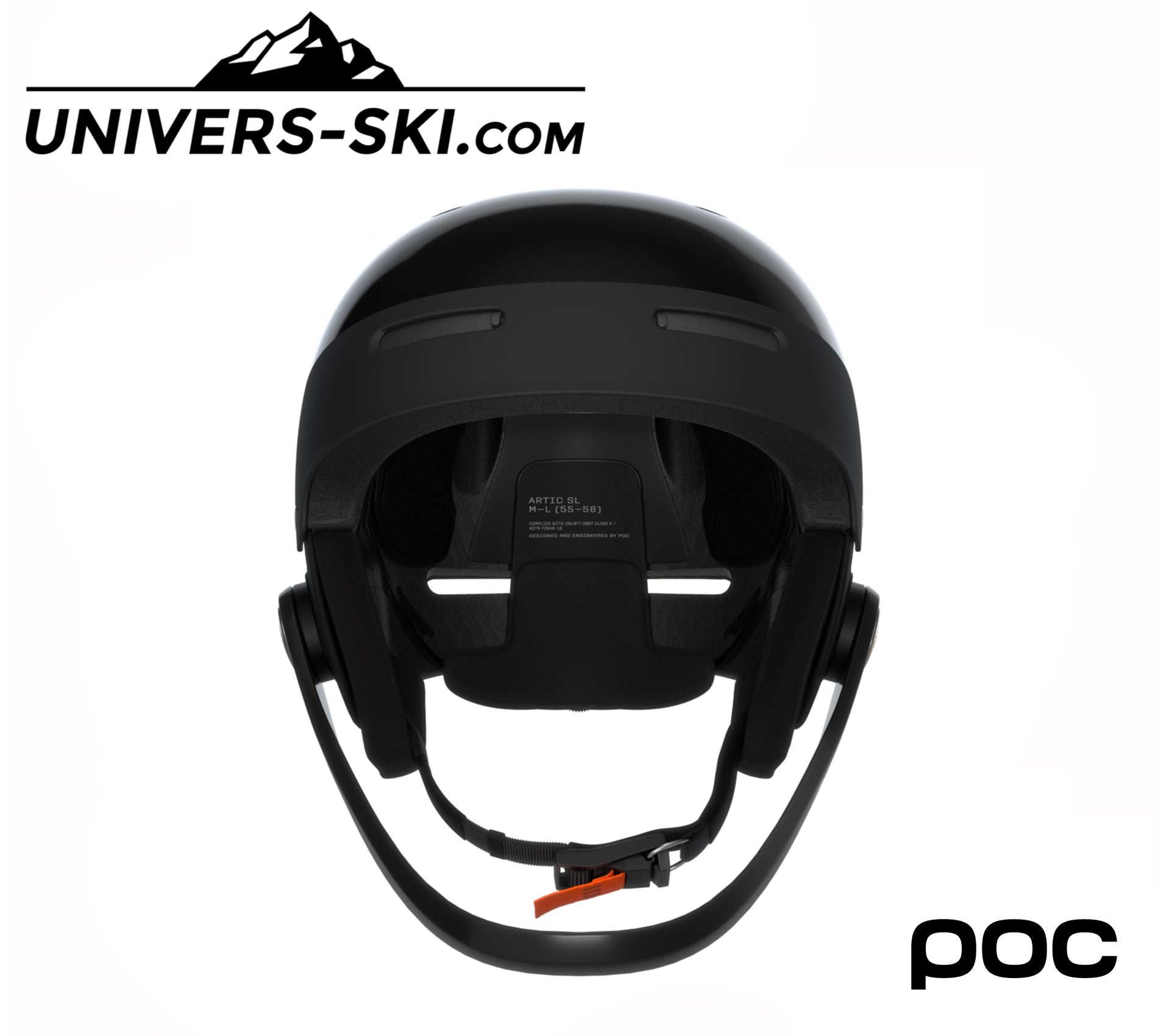 Casque de ski POC Artic SL Uranium Black 2026