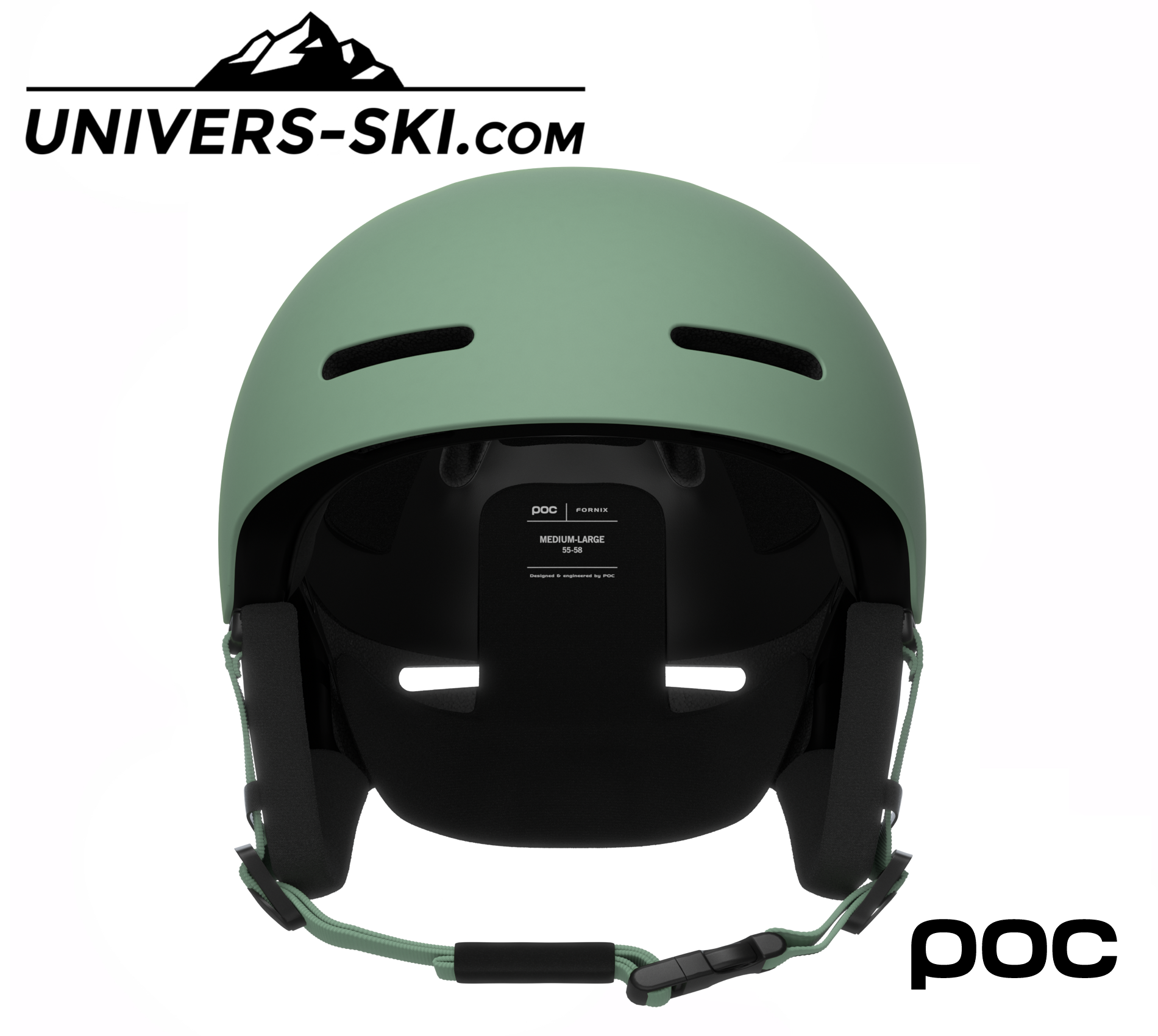 Casque de ski POC Fornix Mips Gibbsite Green Matt 2026