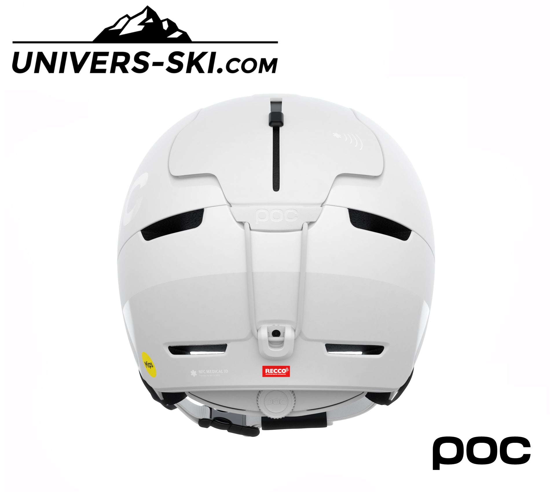 Casque de ski POC Obex BC Mips Hydrogen White Matt 2026