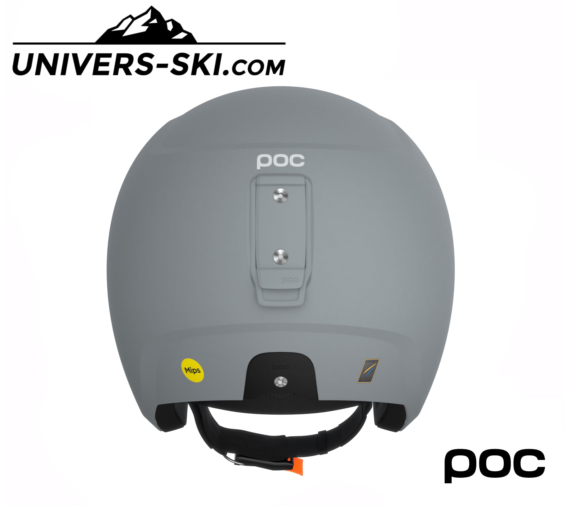 Casque de ski POC Skull Dura X Mips FIS Granite Grey Matt 2026