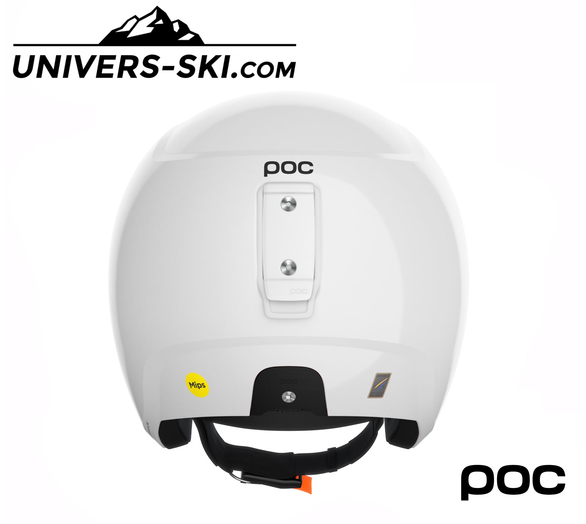 Casque de ski POC Skull Dura X Mips FIS Hydrogen White 2026