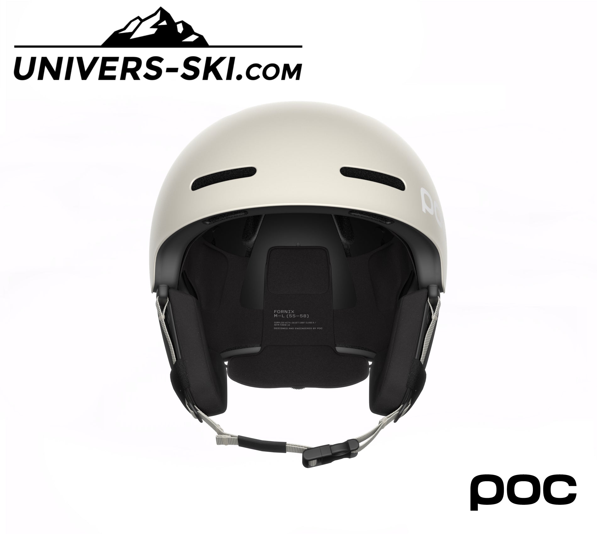 Casque de ski POC Fornix Mips Pow JJ Mineral Grey Matt 2027