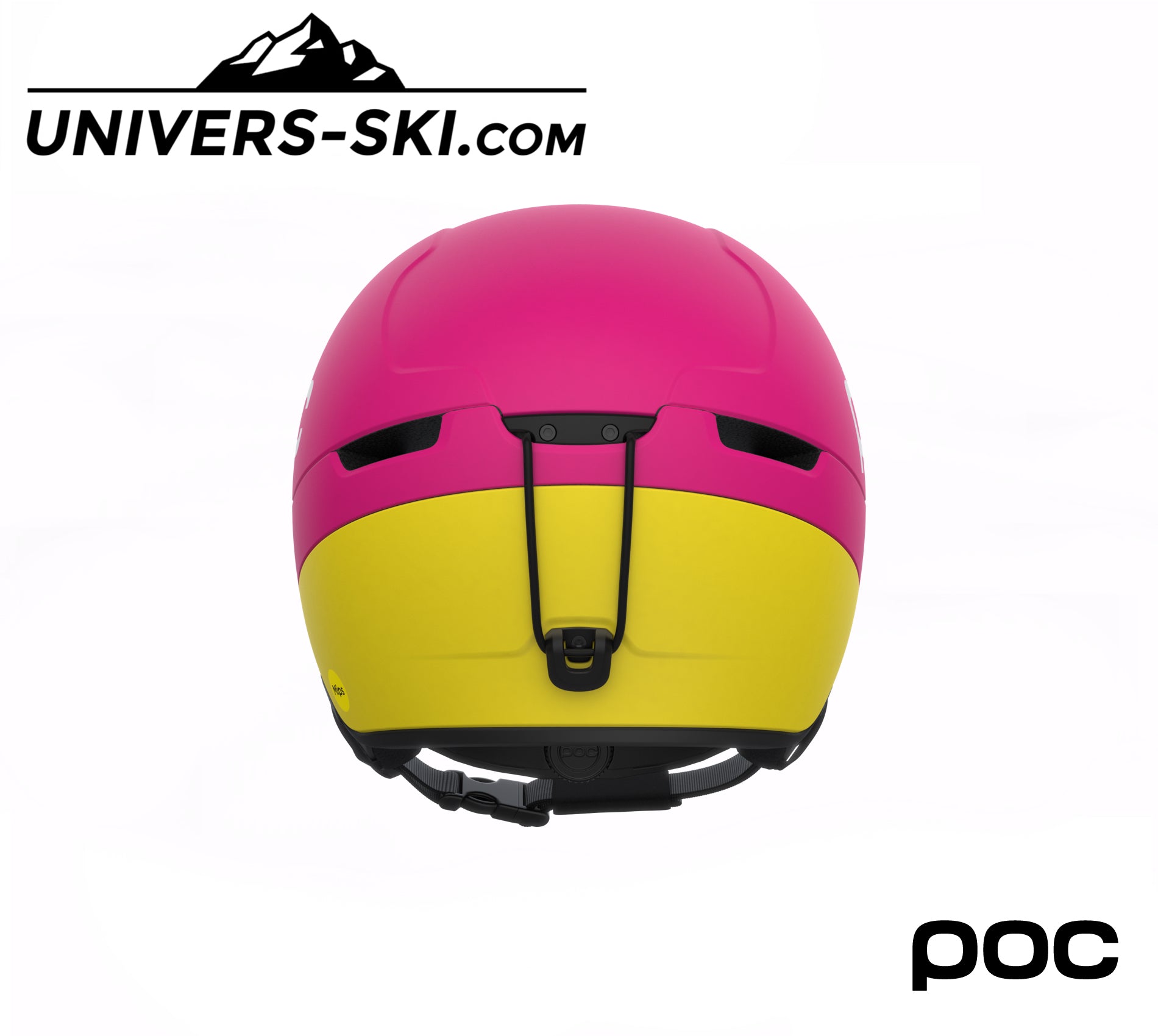 Casque de ski POC Obex Contour Rhos Red Matt / Citrine Yellow Matt 2027
