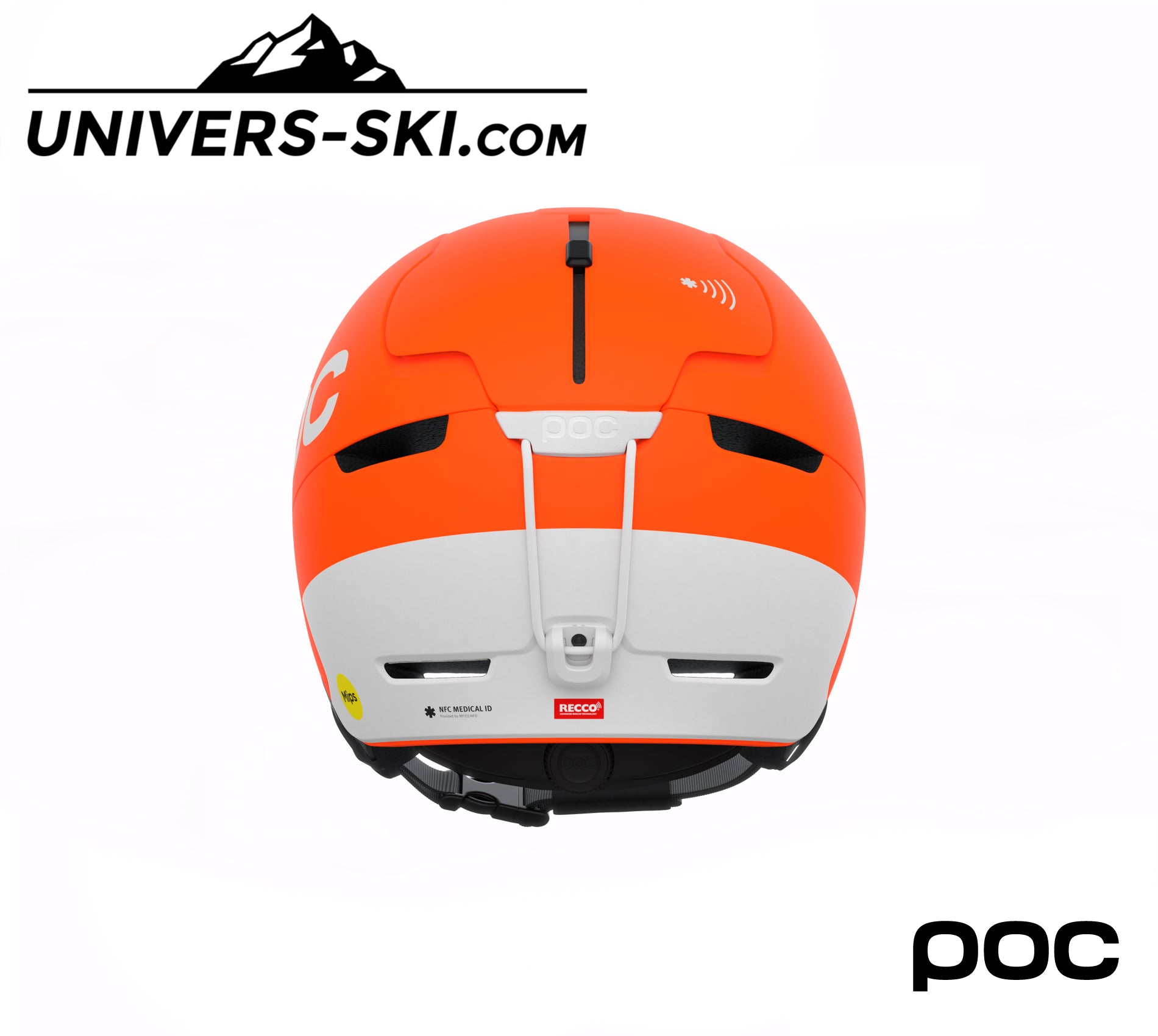 Casque de ski POC Obex BC Mips Fluorescent Orange Matt 2027