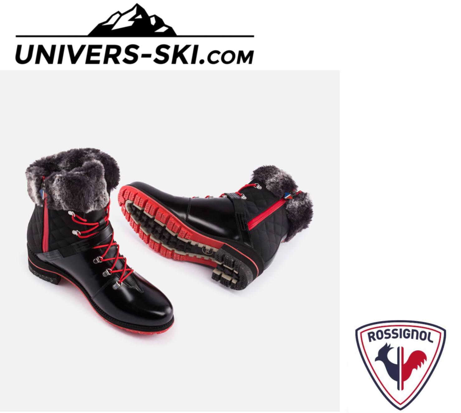 Chaussures ROSSIGNOL Femme Megève Shiny Black 2026