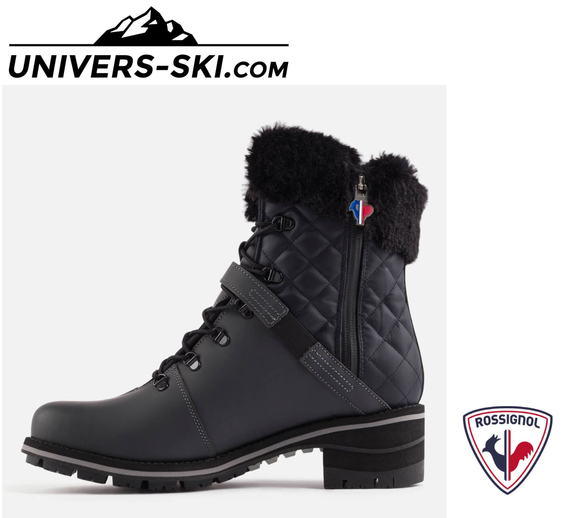 Chaussures Rossignol Femme Megève Black Rubber LE 2026