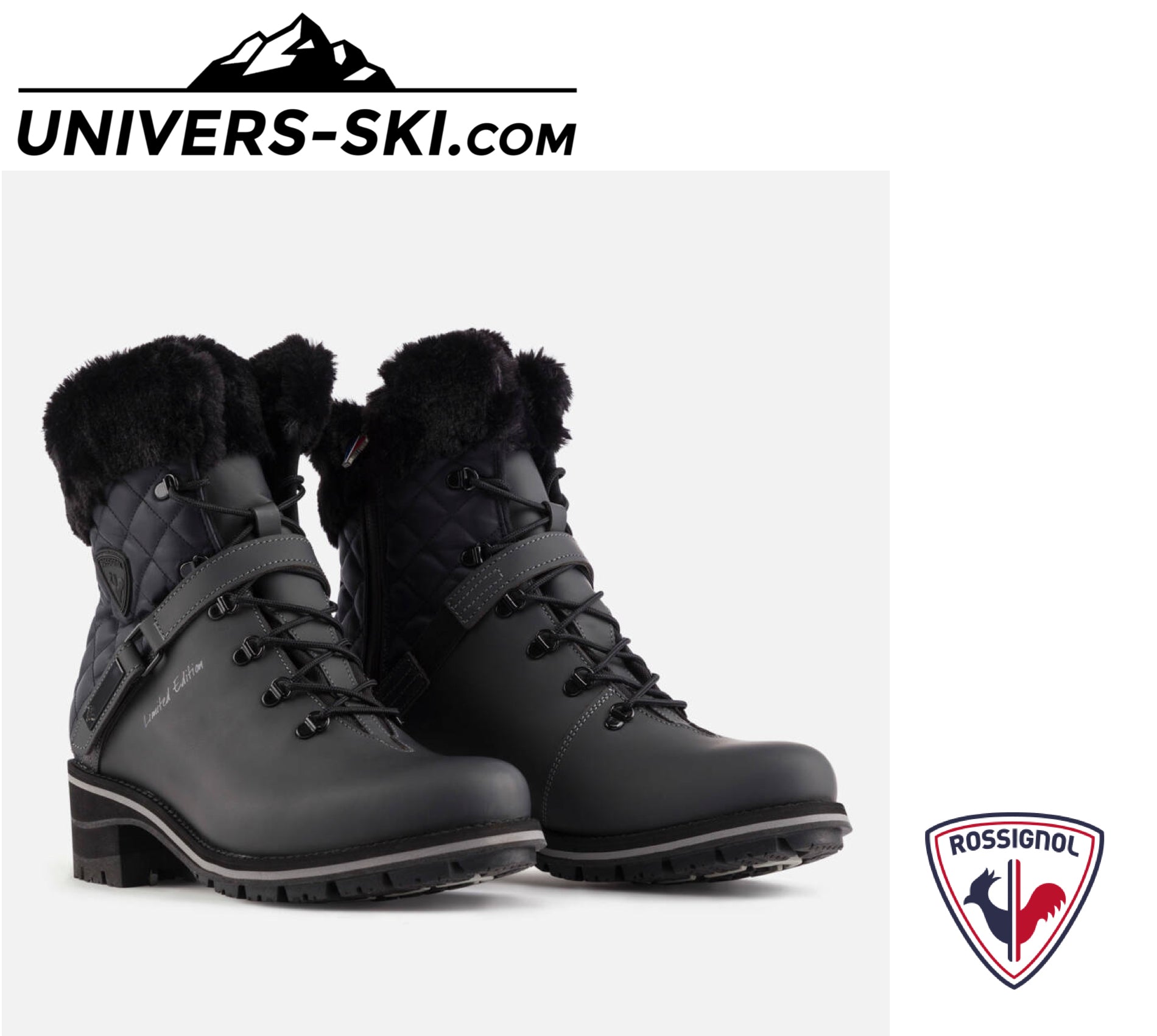 Chaussures Rossignol Femme Megève Black Rubber LE 2026