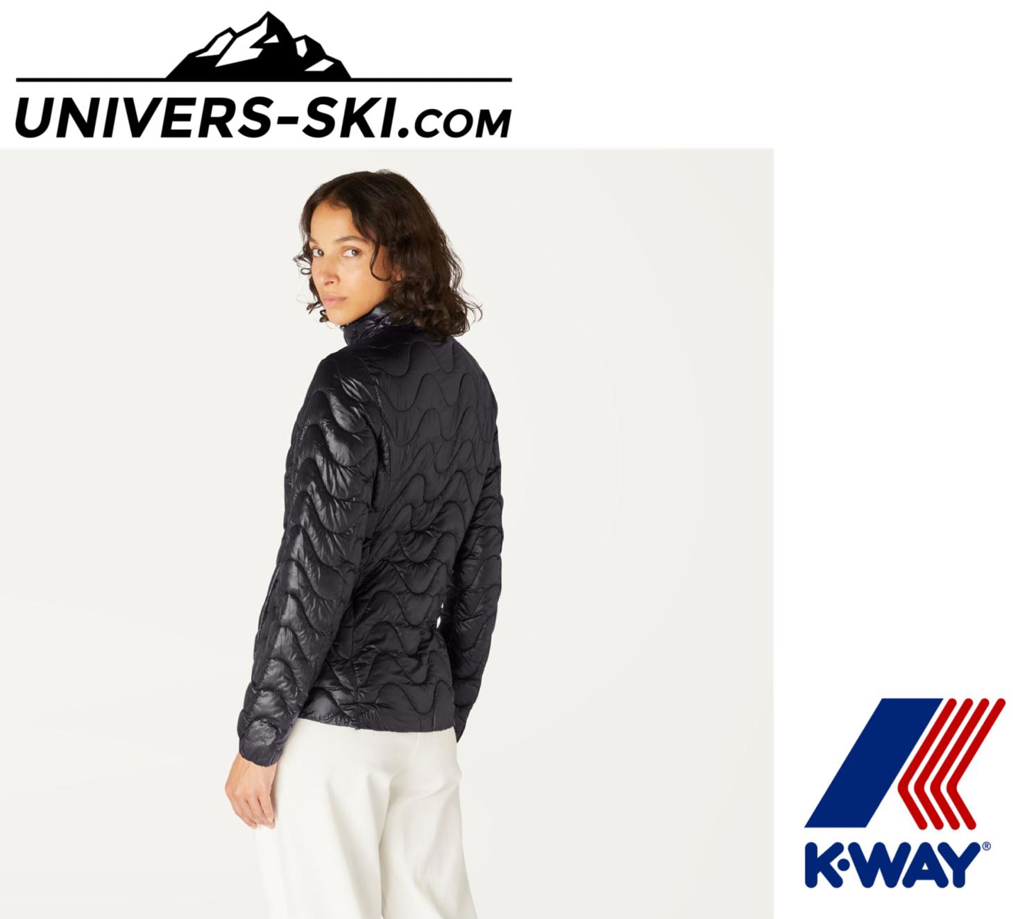 Doudoune K-Way Violette Eco Warm Black Pure 2026