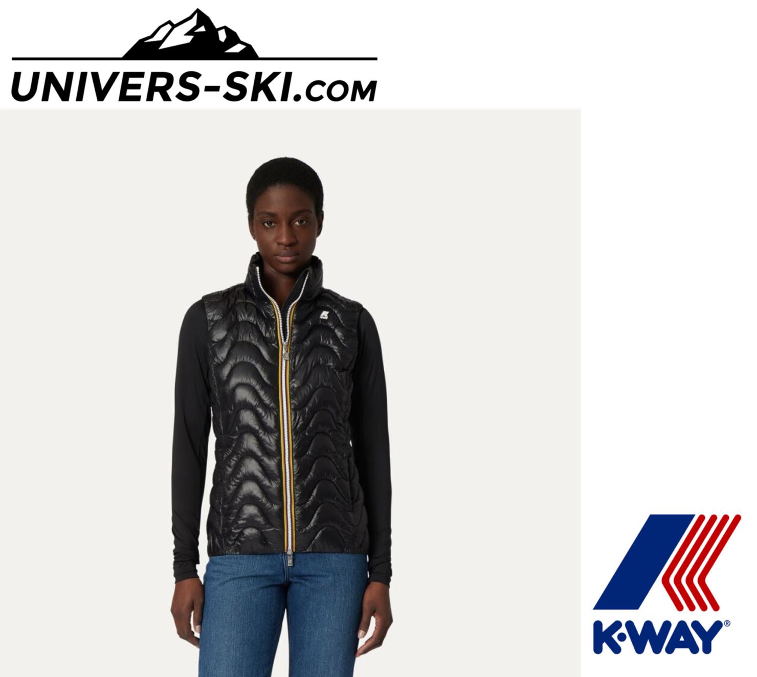 Doudoune sans manche K-Way Viole Eco Warm Black Pure 2026