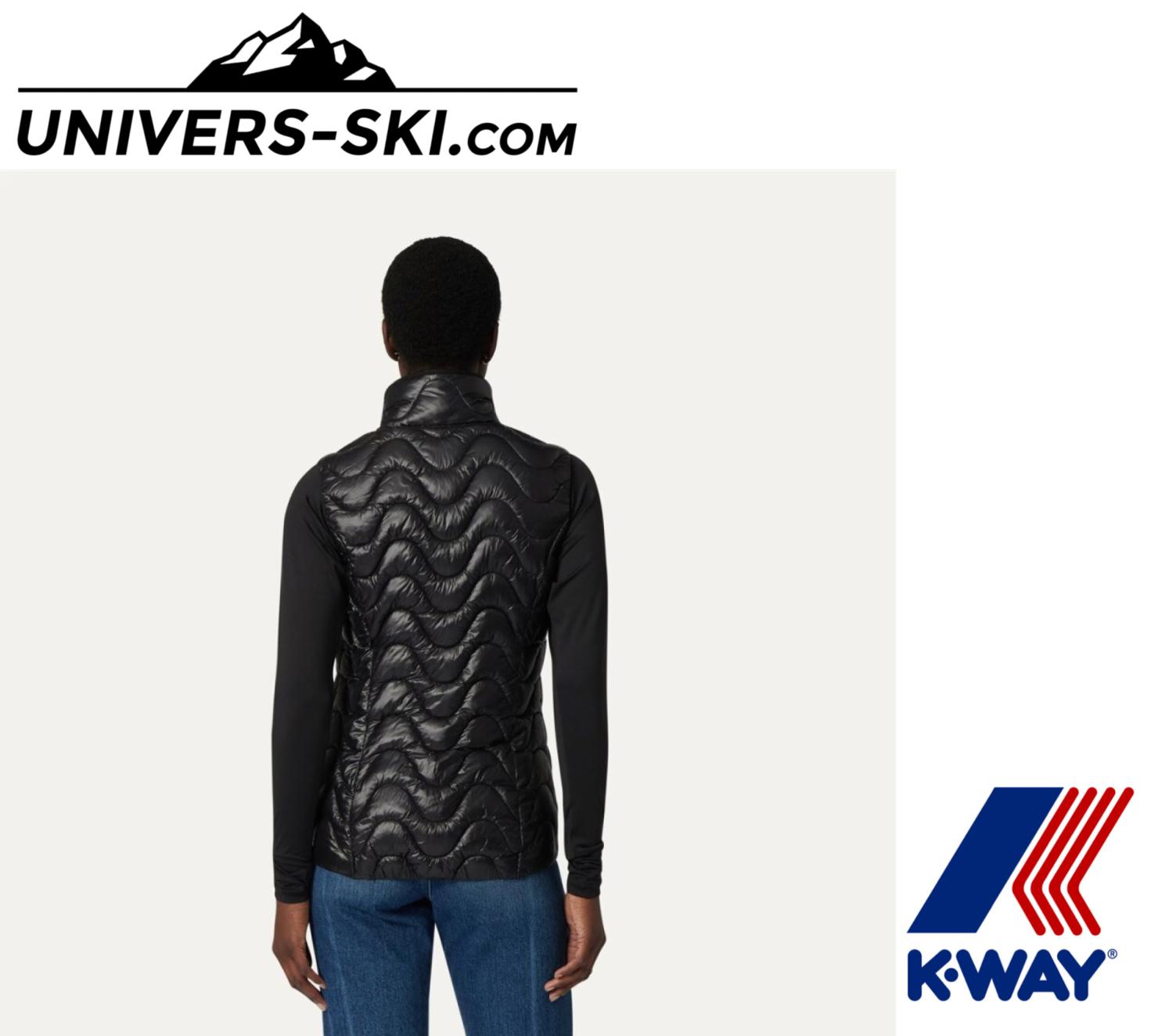 Doudoune sans manche K-Way Viole Eco Warm Black Pure 2026