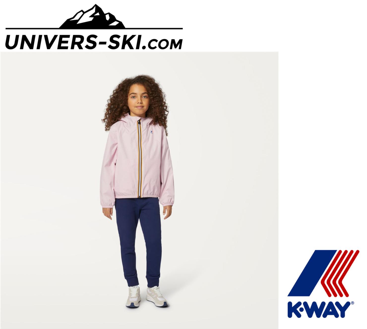 Imperméable K-Way Le Vrai 3.0 Claude Warm Kids Pink 2026