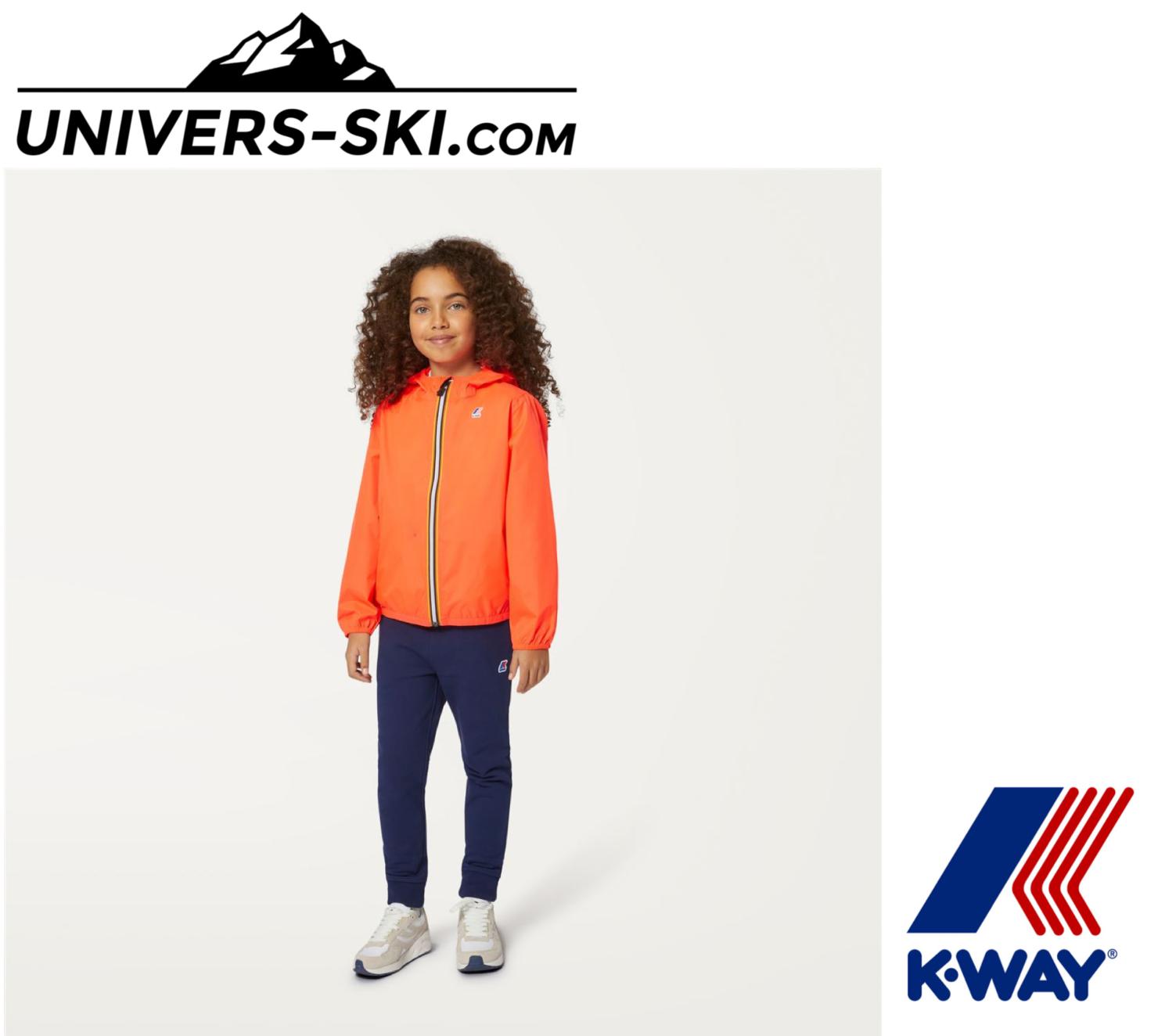 Imperméable K-Way Le Vrai 3.0 Claude Kids Orange 2026