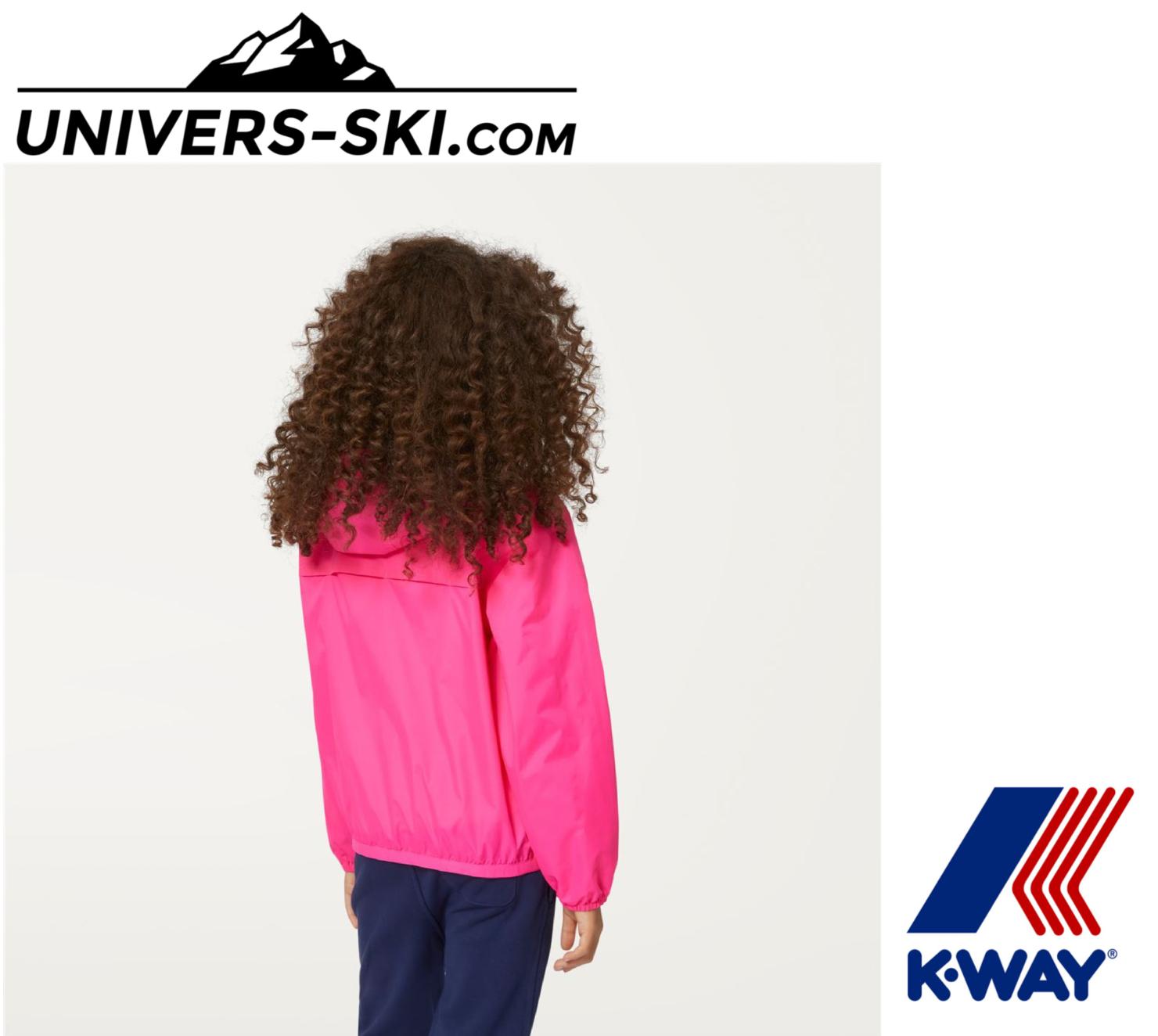 Imperméable K-Way Le Vrai 3.0 Claude Kids Pink Intense 2026