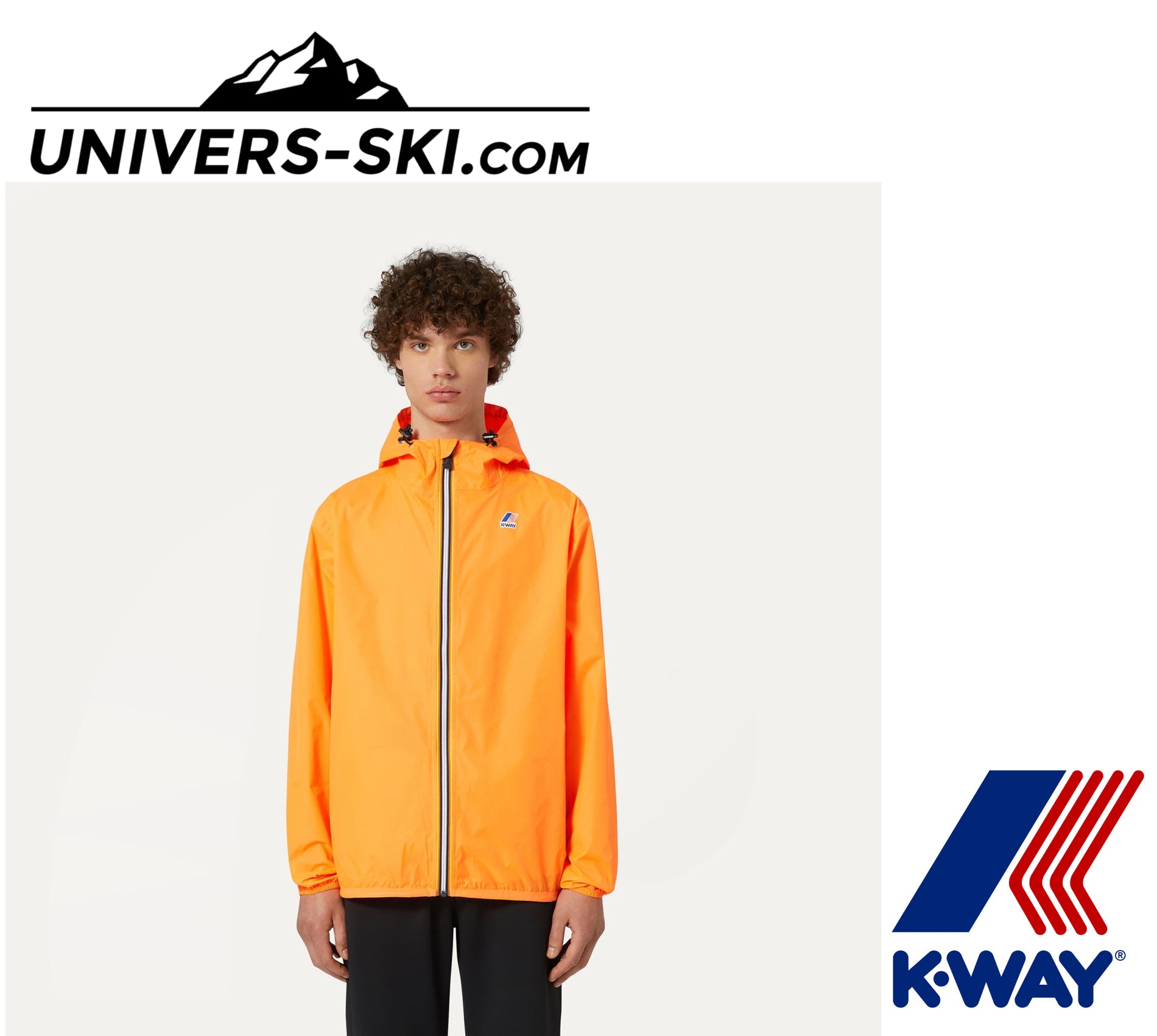 Imperméable K-Way Le Vrai 3.0 Claude Orange 2026