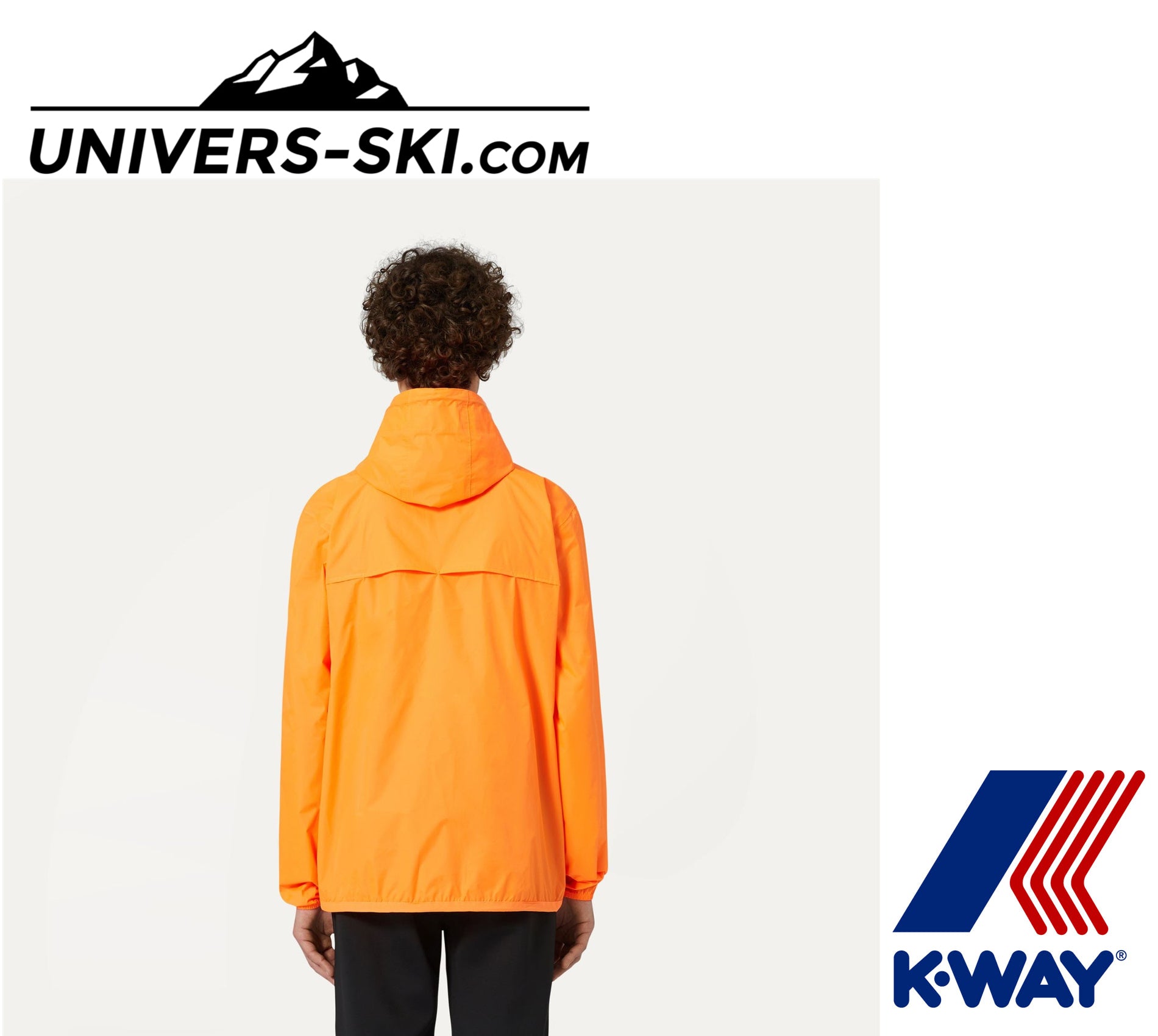 Imperméable K-Way Le Vrai 3.0 Claude Orange 2026