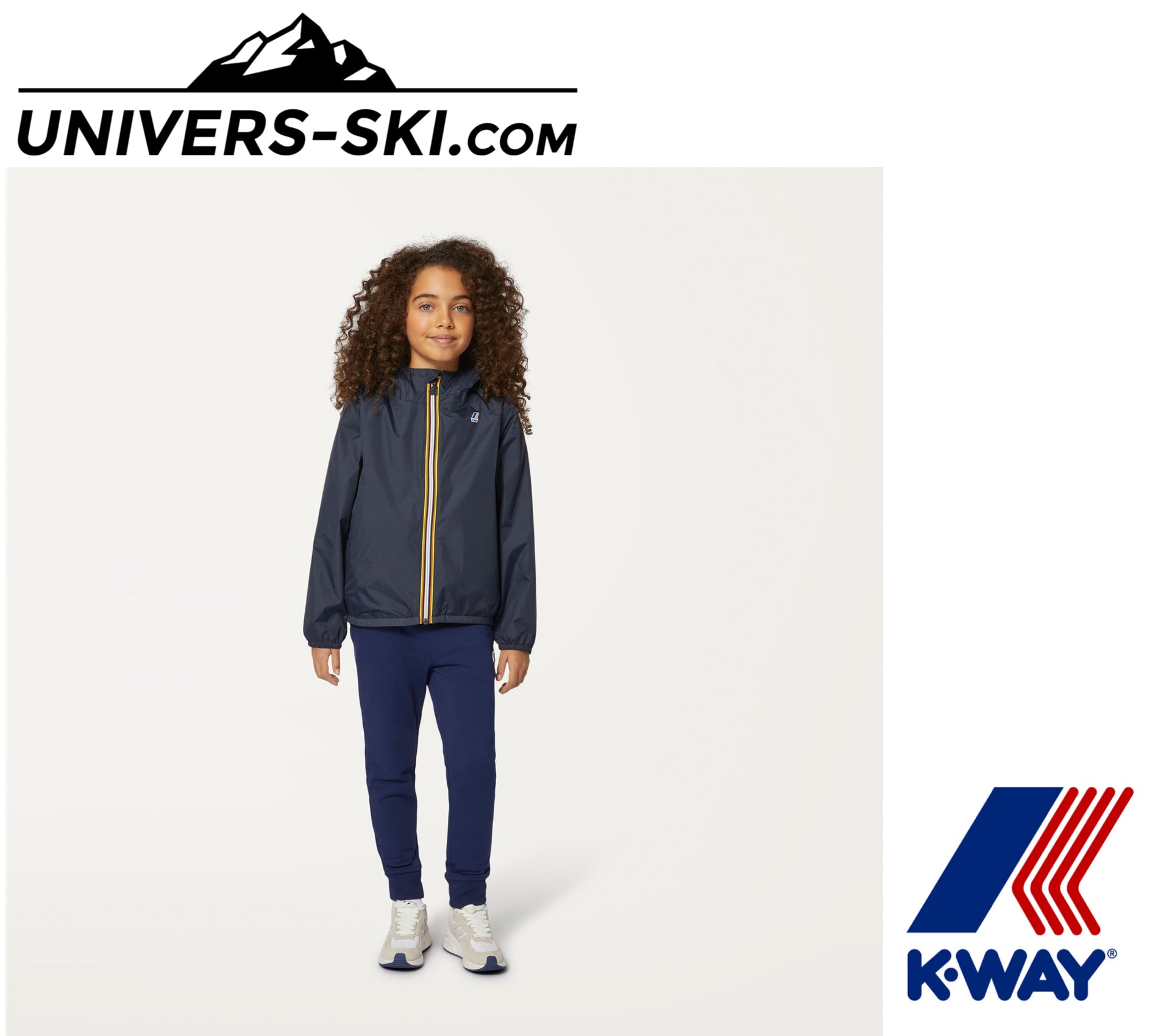 Imperméable K-Way Le Vrai 3.0 Claude Warm Kids Blue Depth 2026