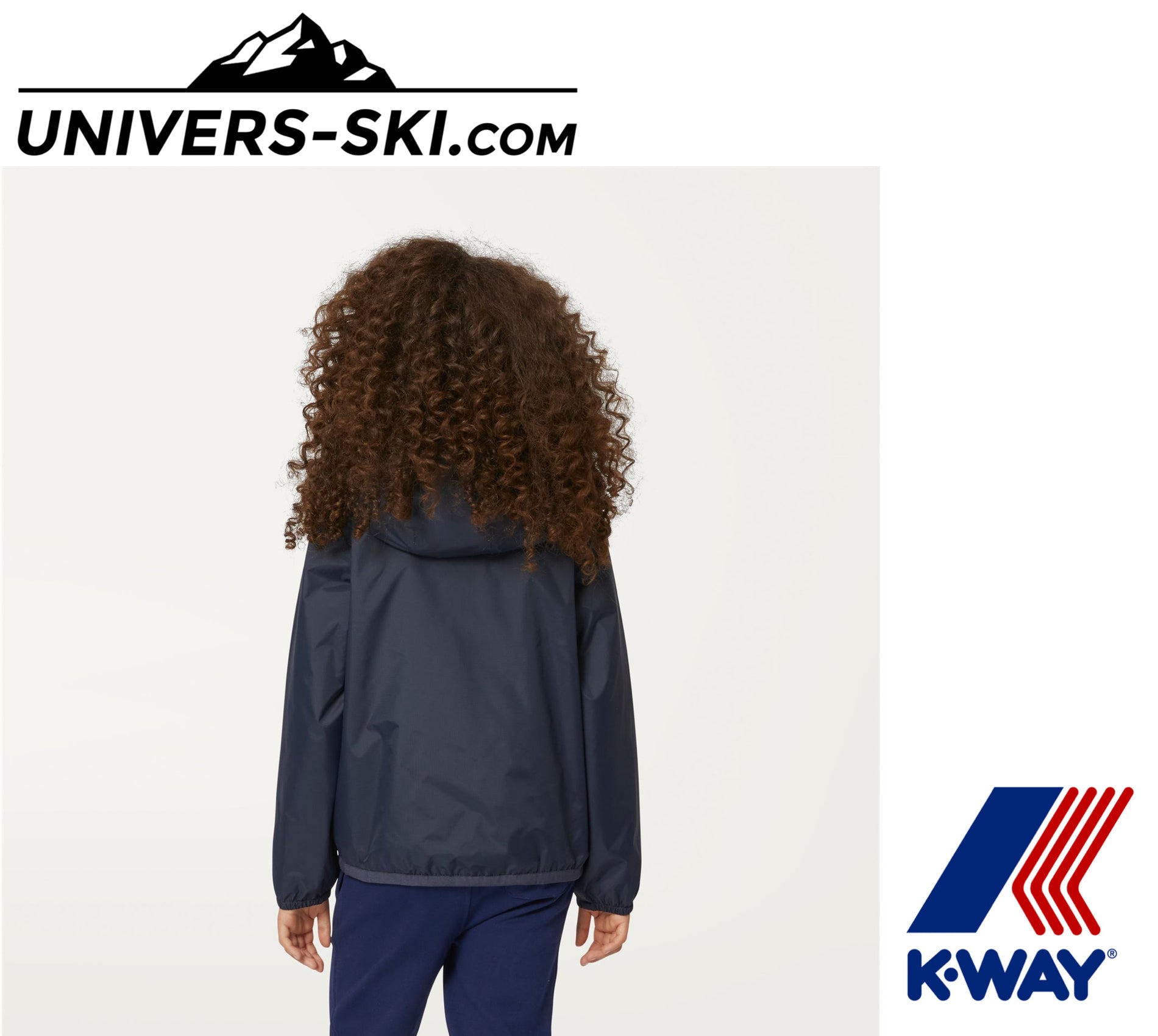 Imperméable K-Way Le Vrai 3.0 Claude Warm Kids Blue Depth 2026