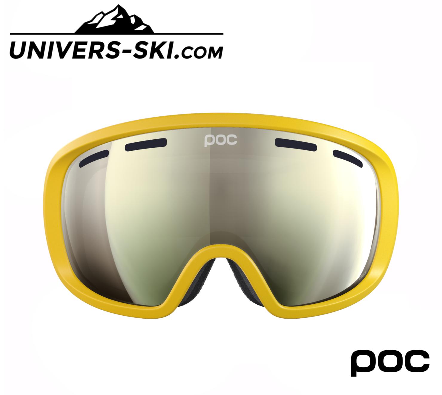 Masque de ski POC Fovea Clarity Sulphite Yellow 2026