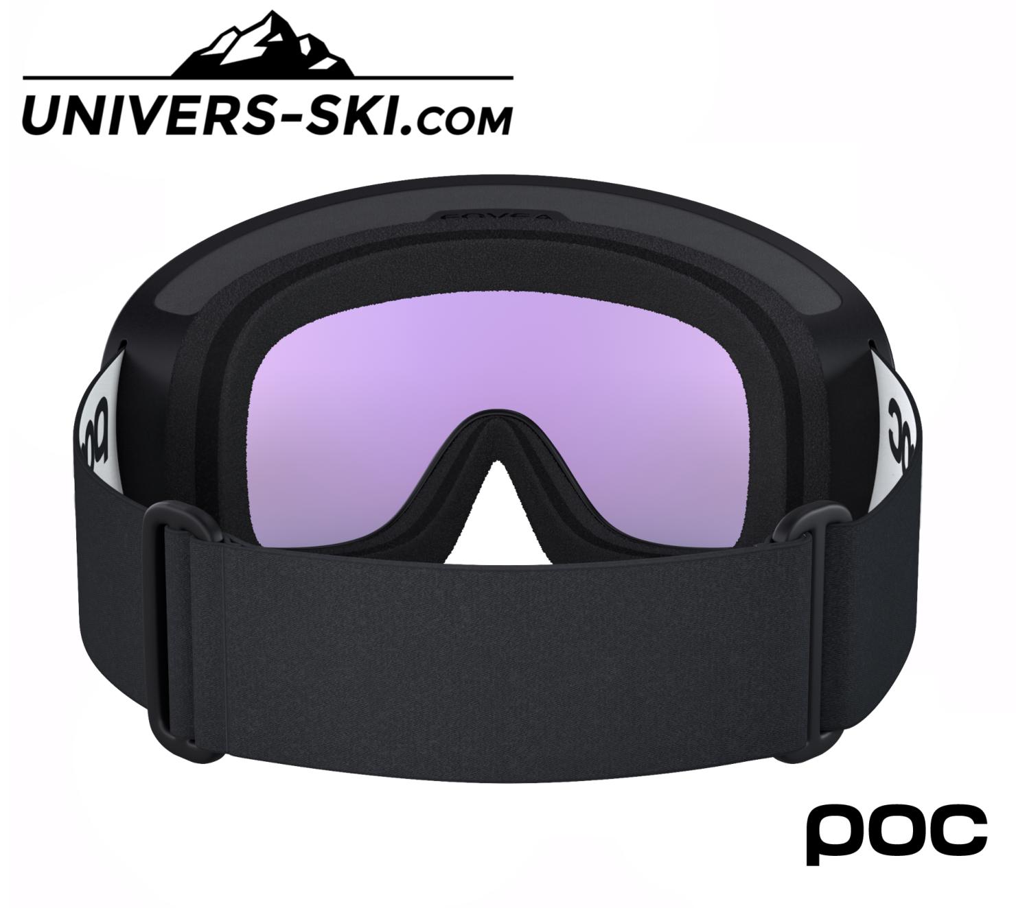 Masque de ski POC Fovea Clarity Uranium Black 2026