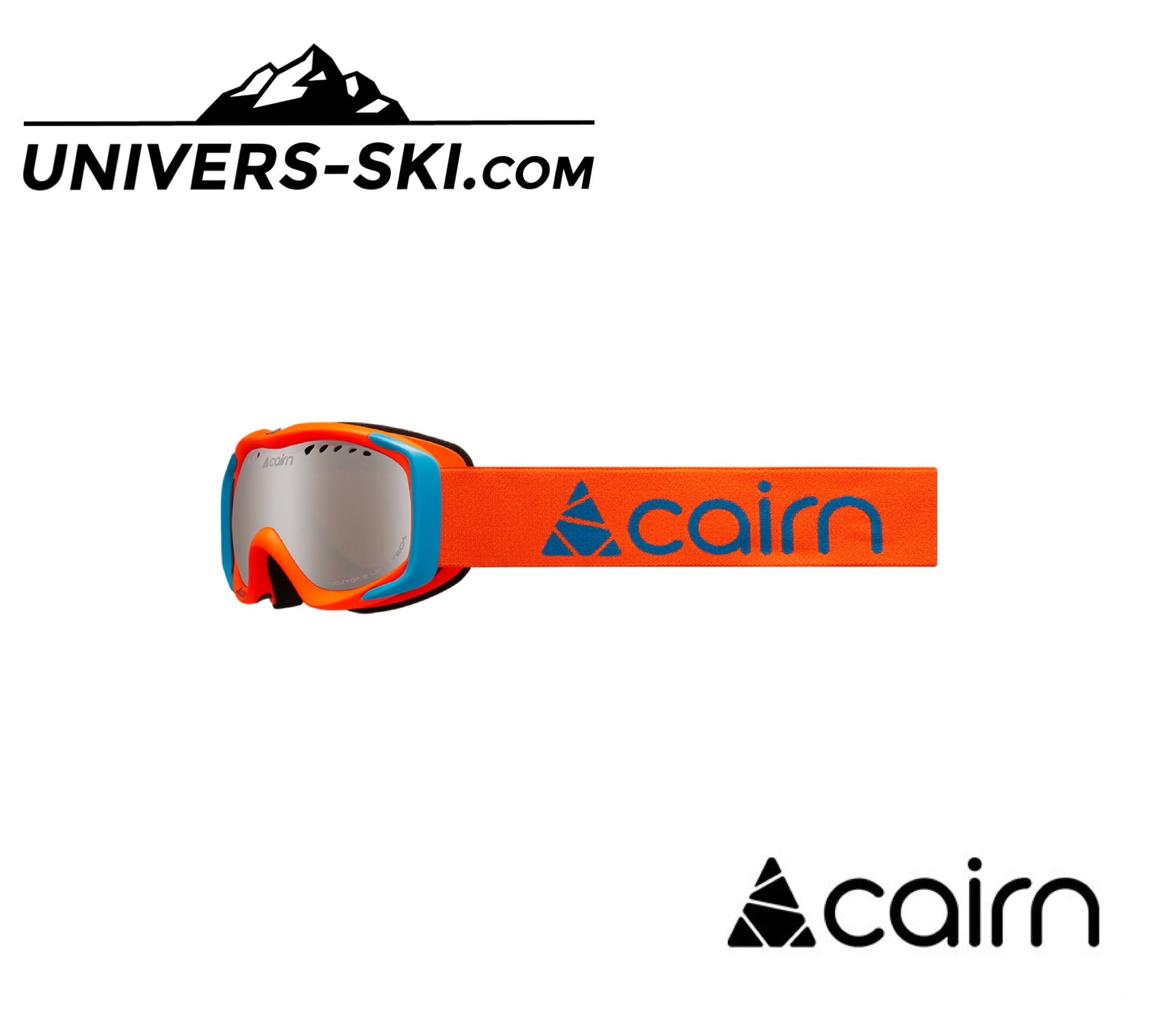 Masque de ski Cairn Enfant BOOSTER Orange Bleu SPX 3000