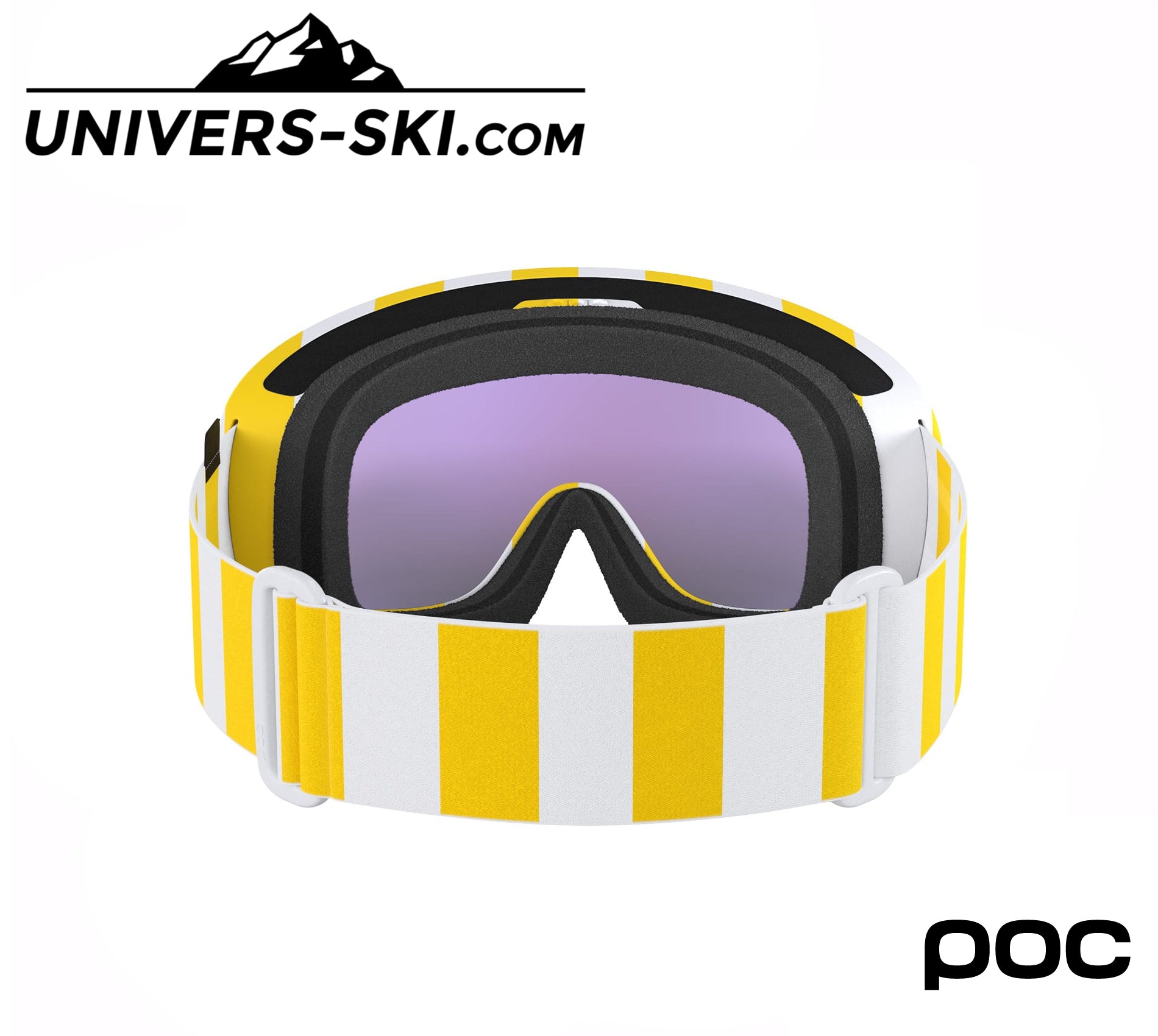 Masque de ski POC Fovea Jaune Blanc Sunny Blue 2026