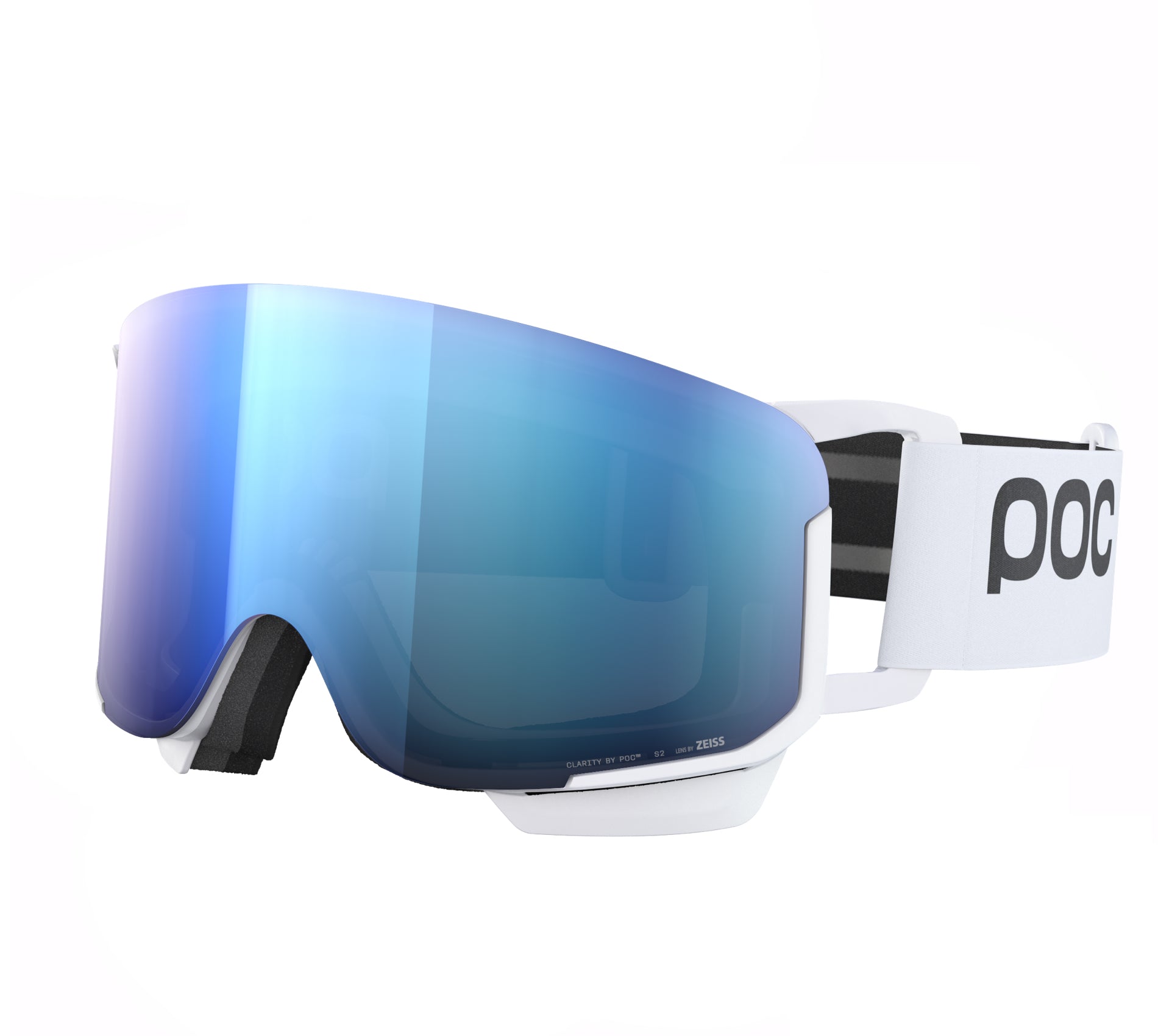 Masque de ski POC Nexal MID Hydrogen White Sunny Blue 2026