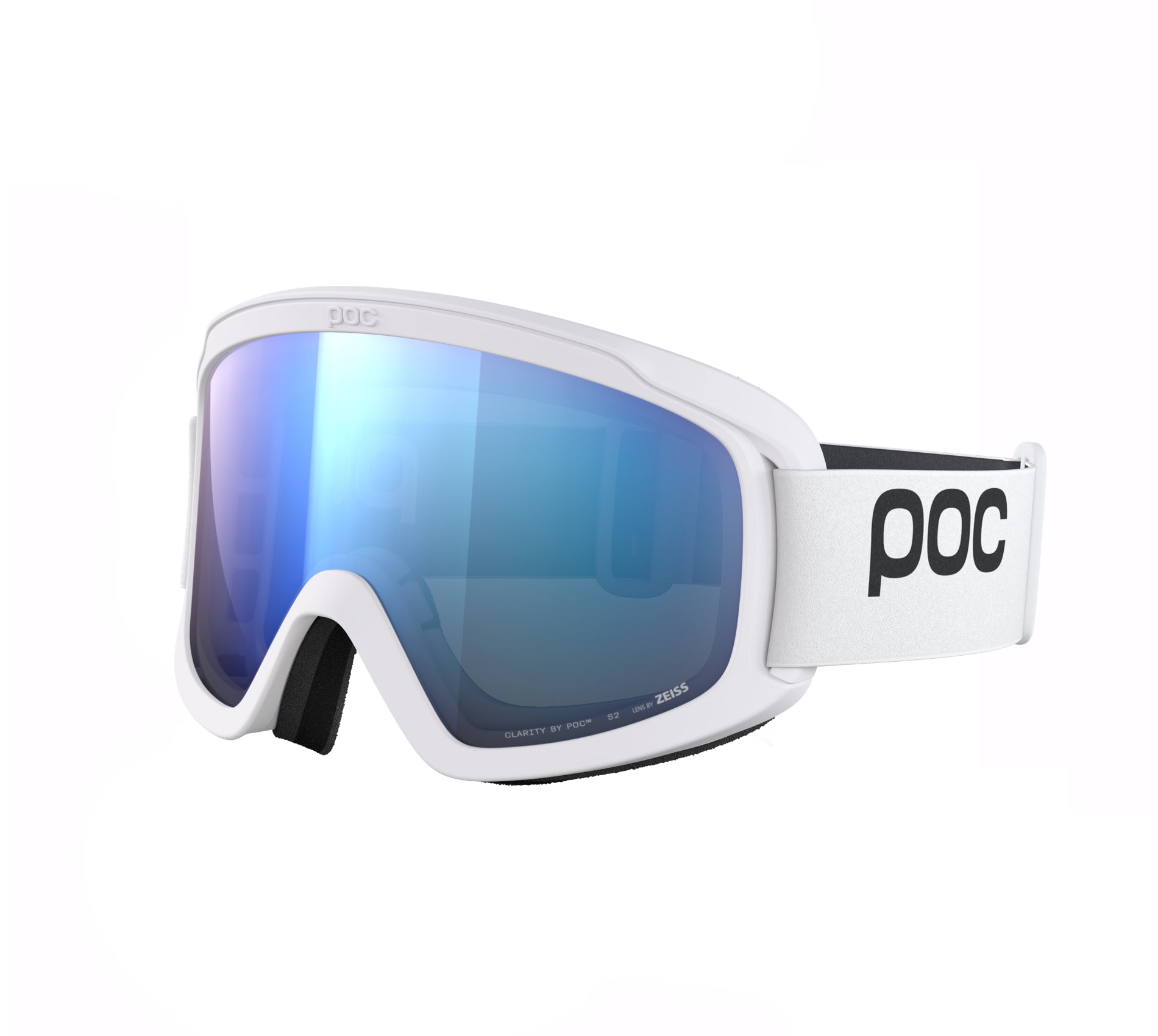 Masque de ski POC Opsin Clarity Hydrogen White Sunny Blue 2026