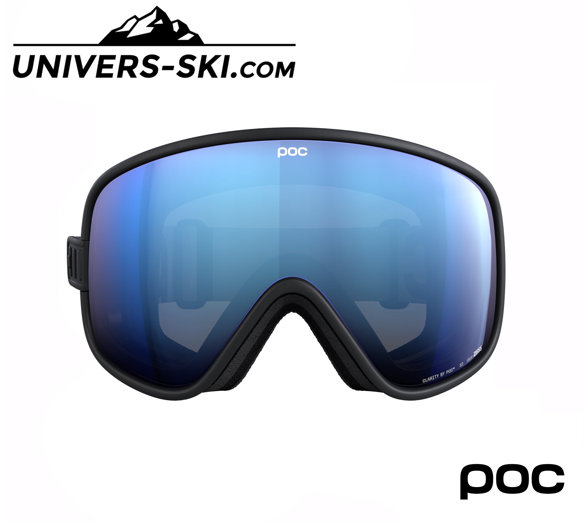 Masque de ski POC Vitrea Uranium Black 2026