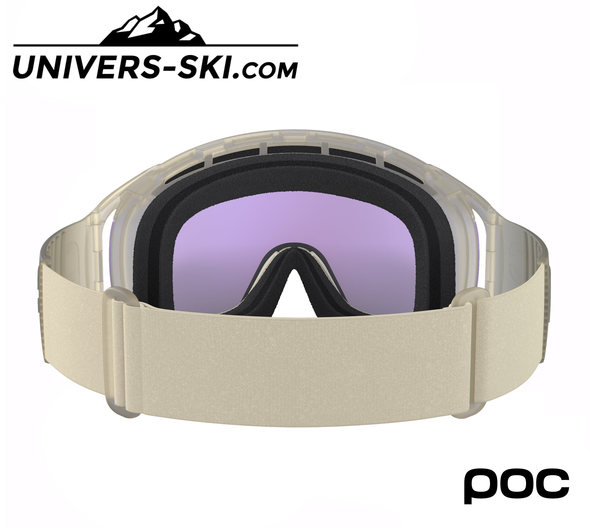 Masque de ski POC Zonula Raw White Sunny Blue 2026