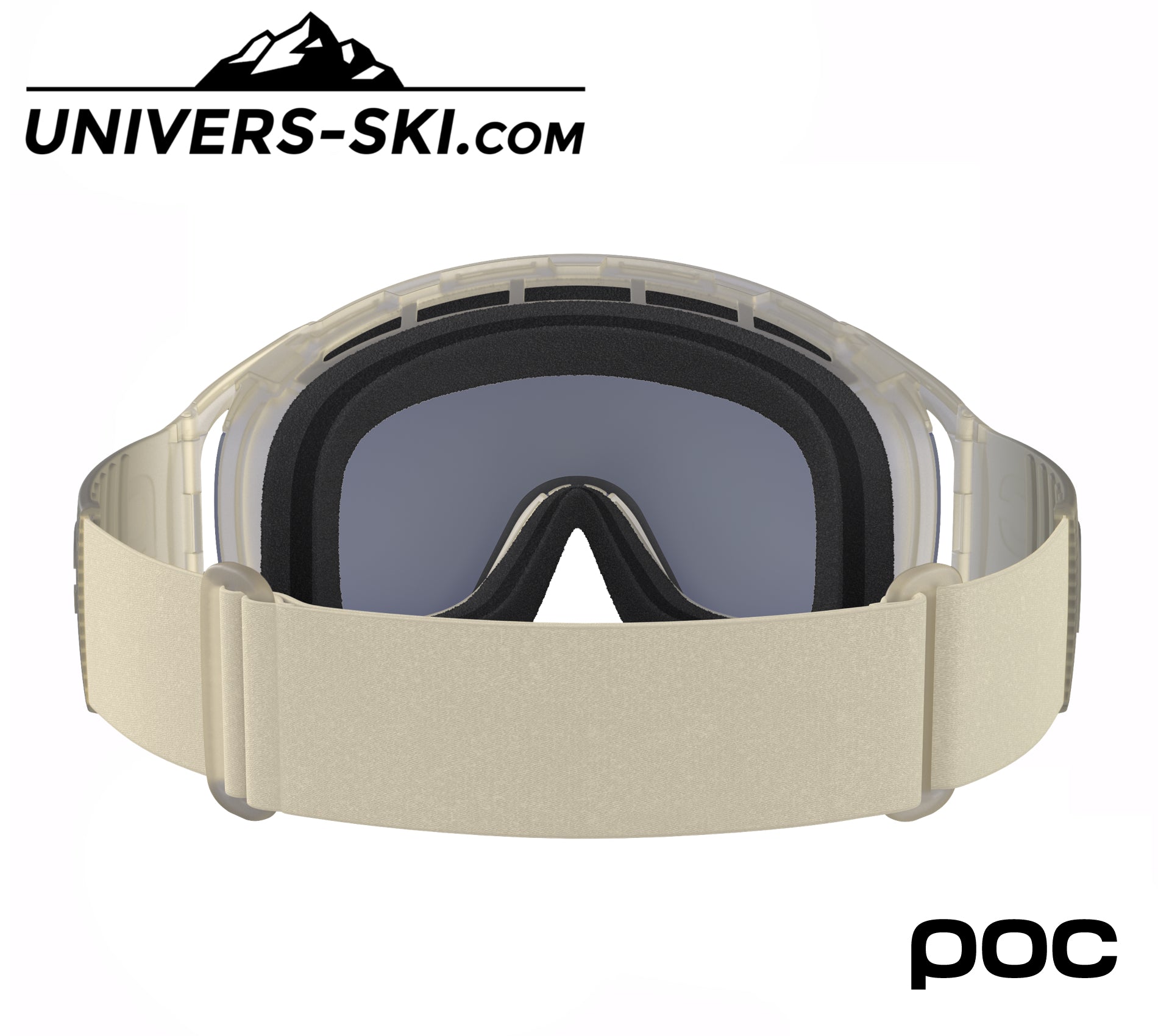 Masque de ski POC Zonula Raw White Sunny Ivory 2026
