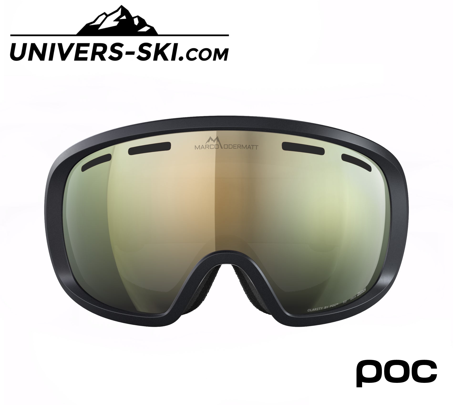 Masque de ski POC Fovea Marco Odermatt Ed. Uranium Black Lens Gold 2027