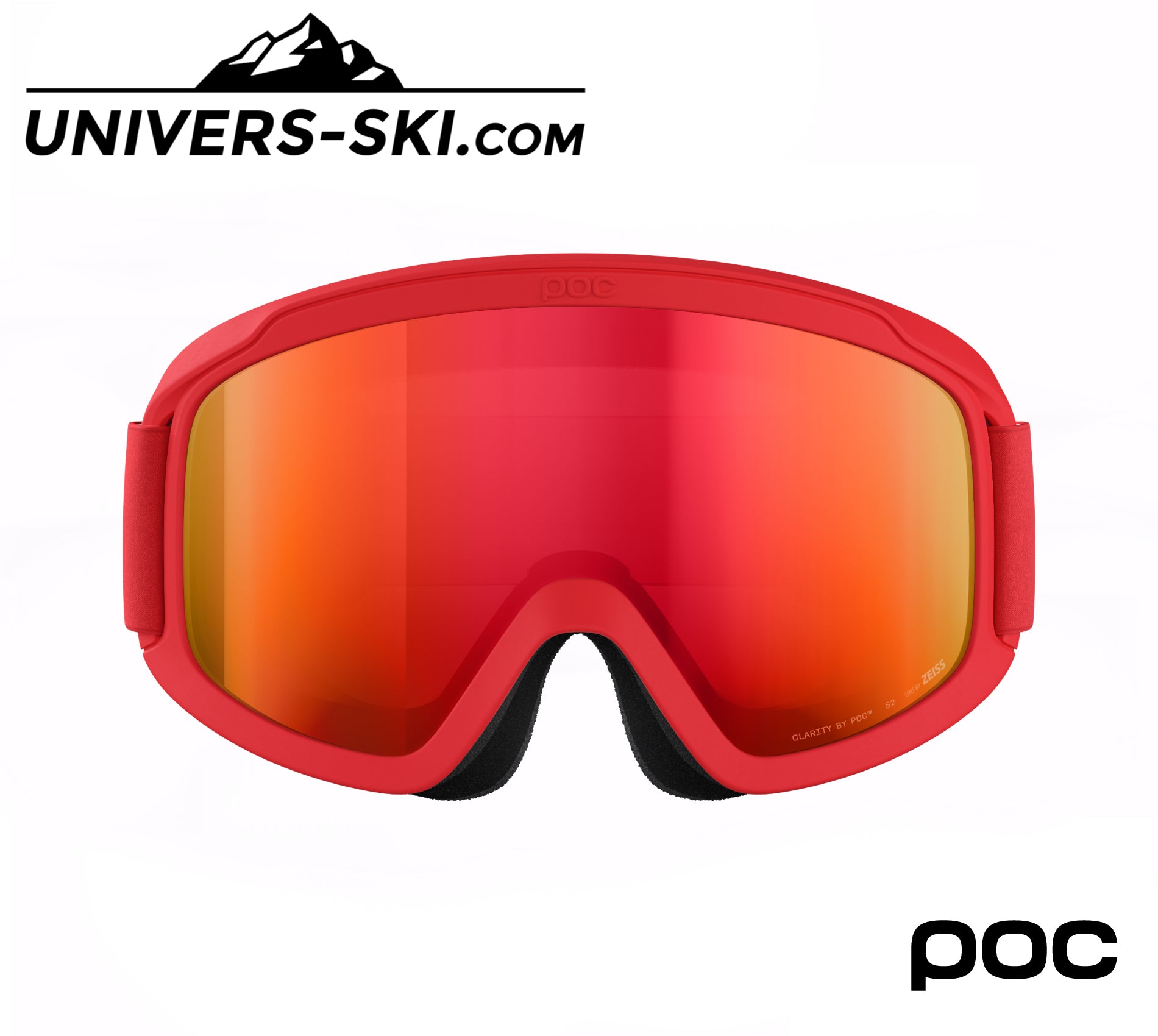 Masque de ski POC Opsin Prisman Red Lens Sunny Red 2027