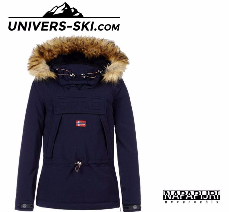 Veste de ski NAPAPIJRI Skidoo Femme Marine Bleu ECO FUR 2024
