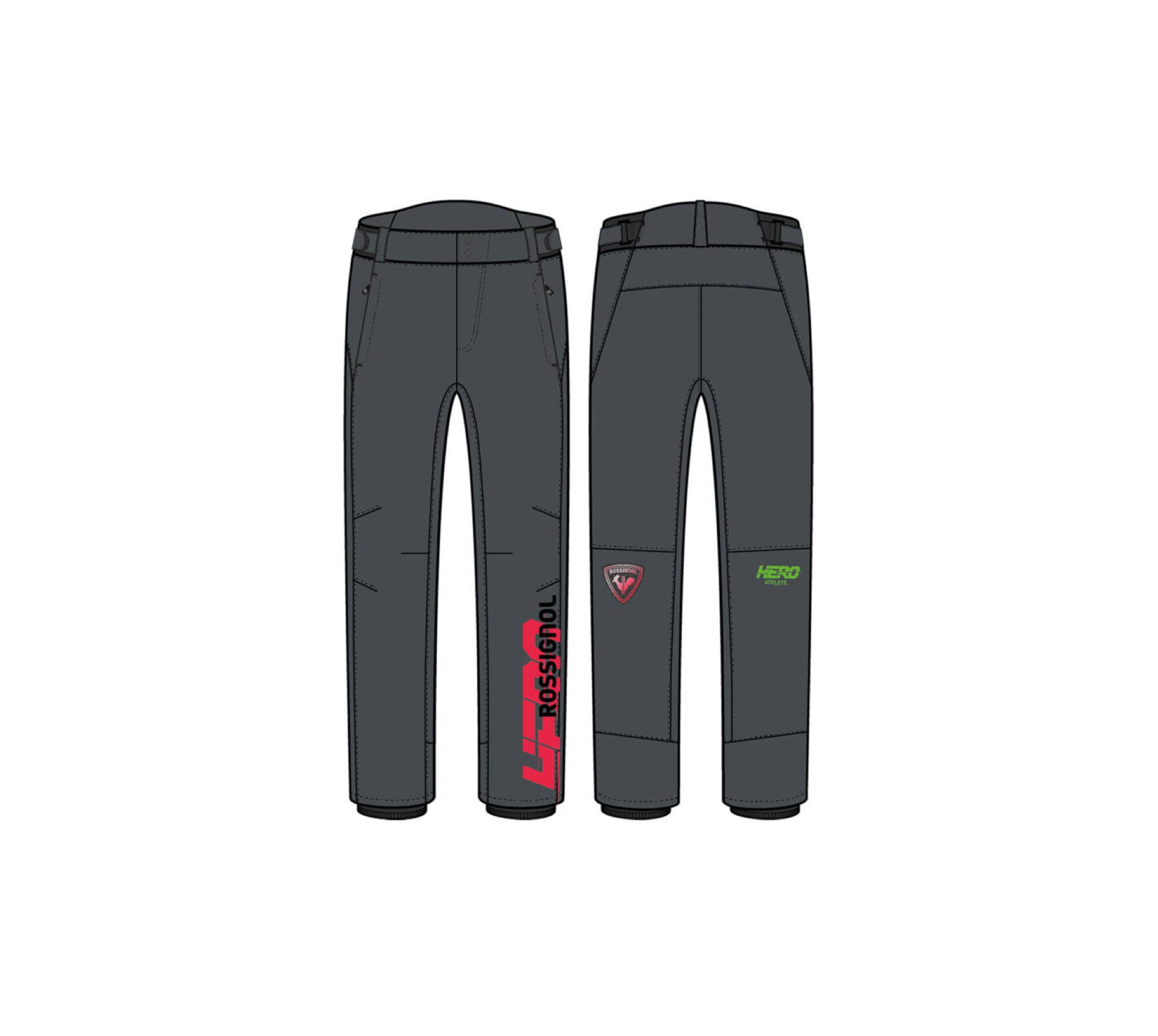Pantalon de ski ROSSIGNOL Homme Hero Velika Pant Onyx Grey 2026