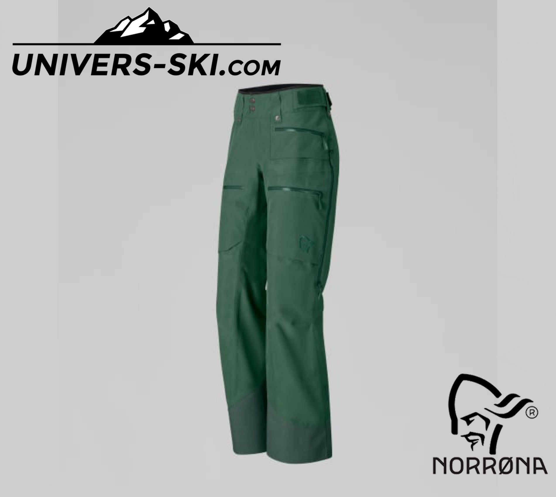 Pantalon de ski Femme NORRONA Lofoten Gore-Tex Insulated W's Jungle Green 2026