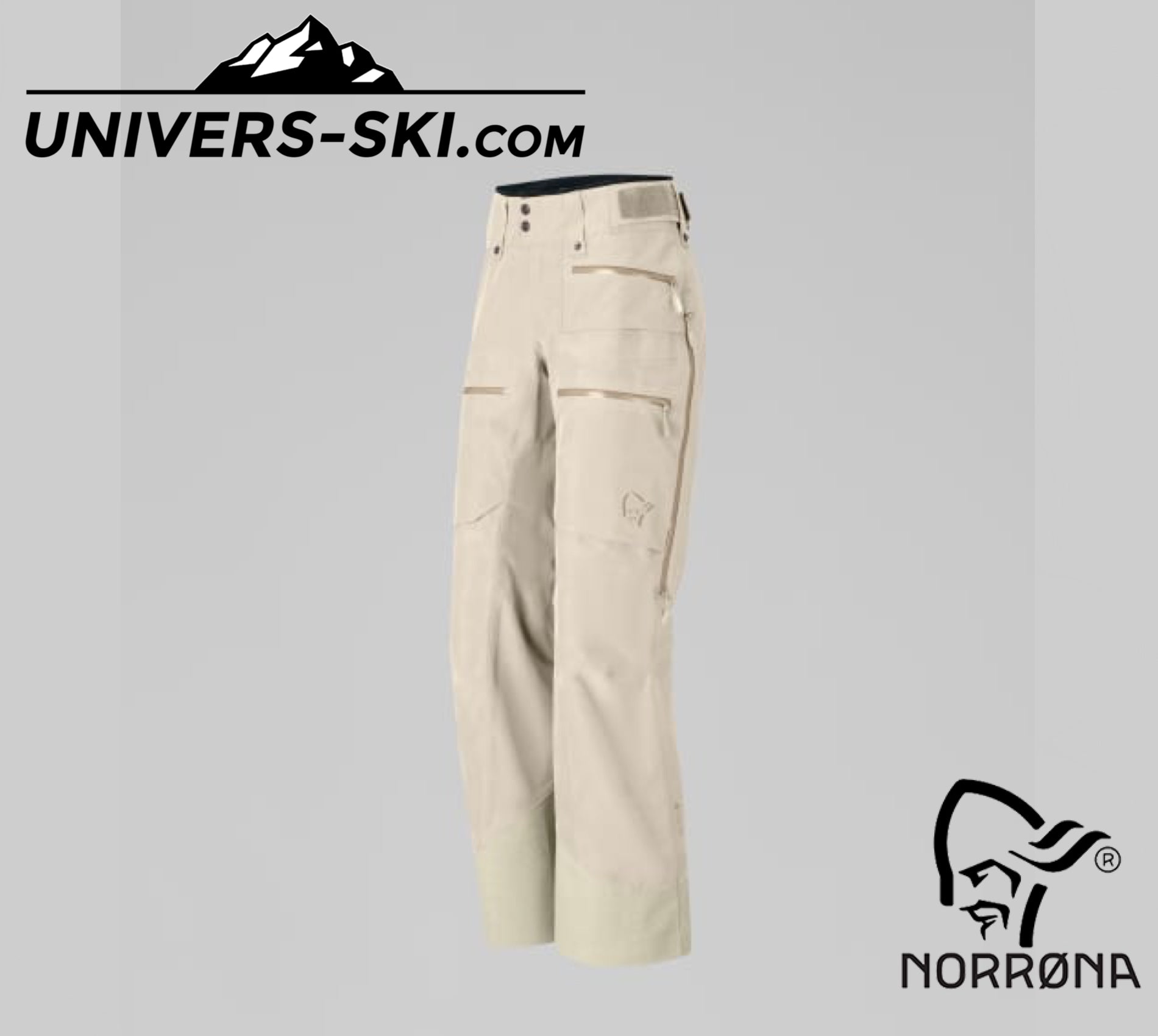 Pantalon de ski Femme NORRONA Lofoten Gore-Tex Insulated W's Oatmeal 2026