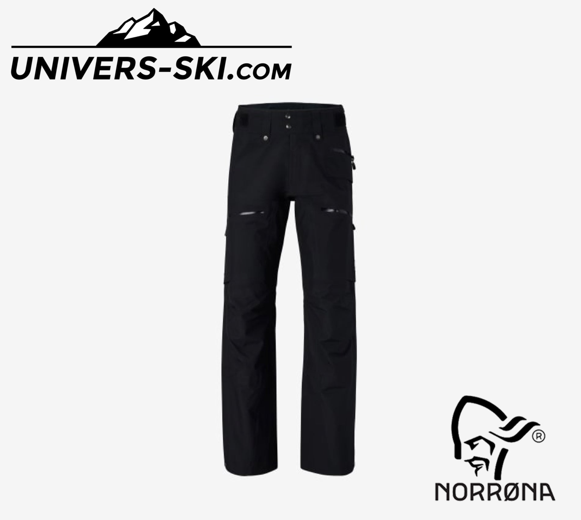Pantalon de ski NORRONA Lofoten Gore-Tex Insulated M's Caviar Black 2026