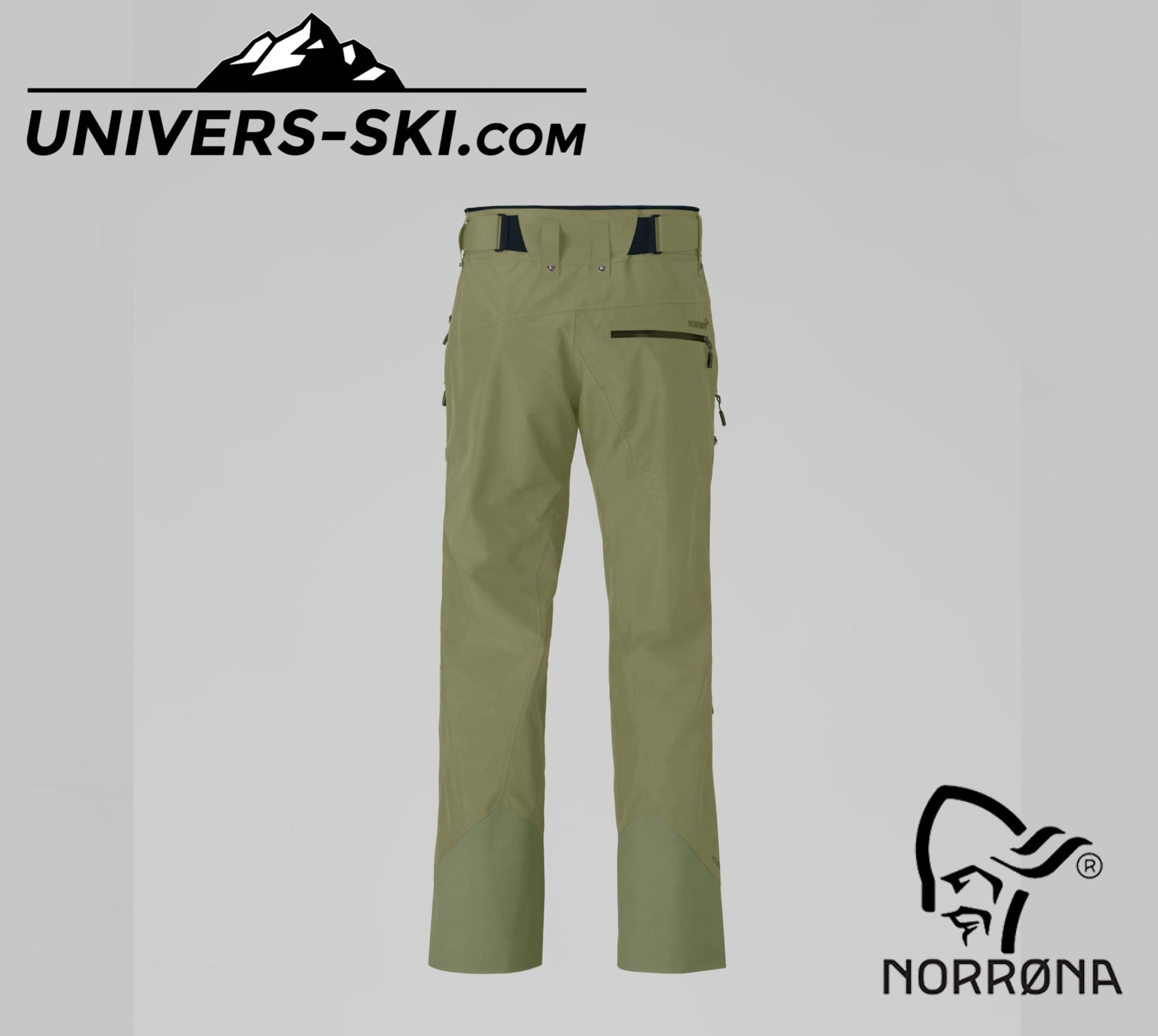 Pantalon de ski Homme NORRONA Lofoten Gore-Tex Insulated Pant M's Deep Lichen Green 2027