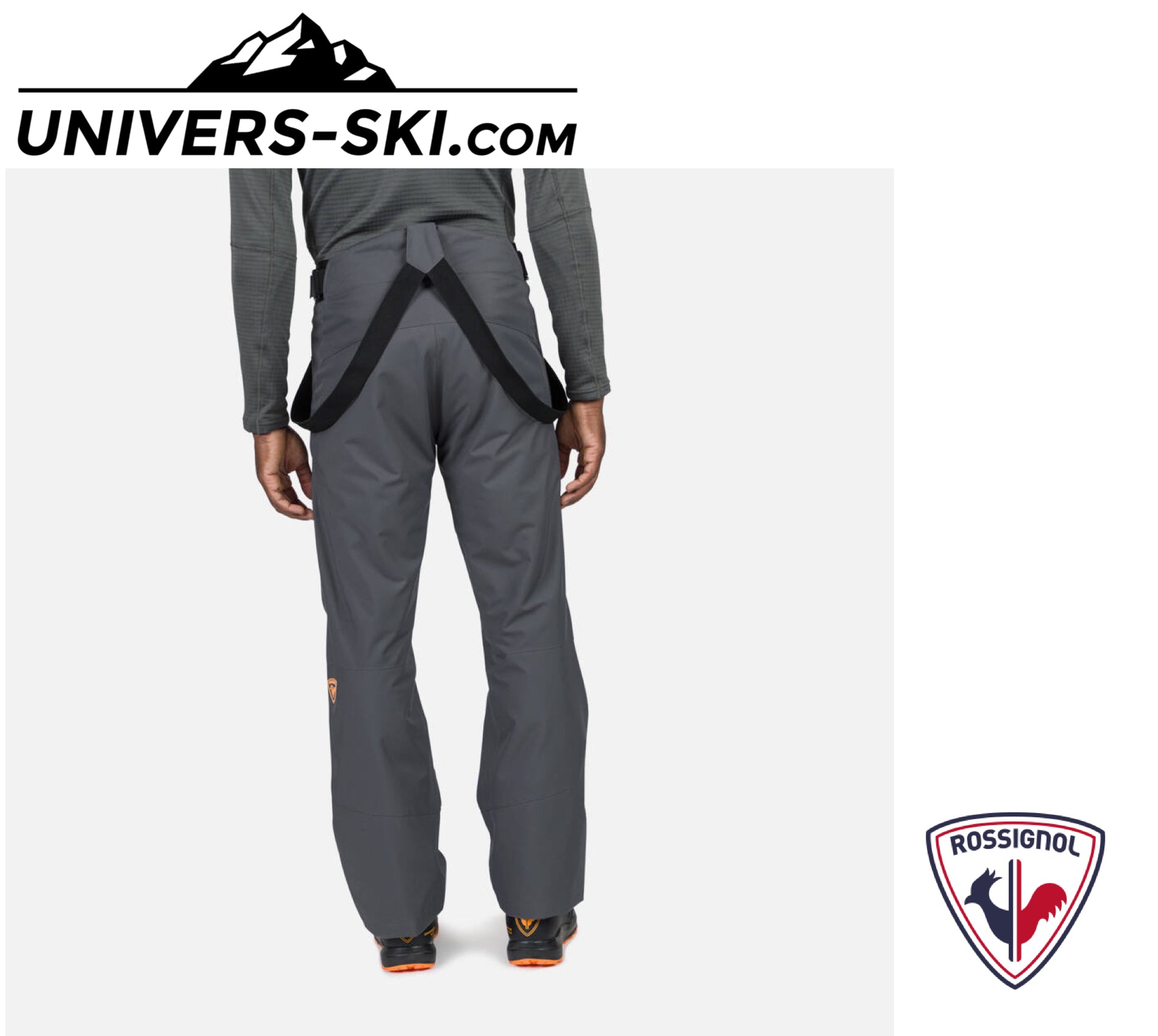 Pantalon de ski ROSSIGNOL Homme Onyx Grey 2026