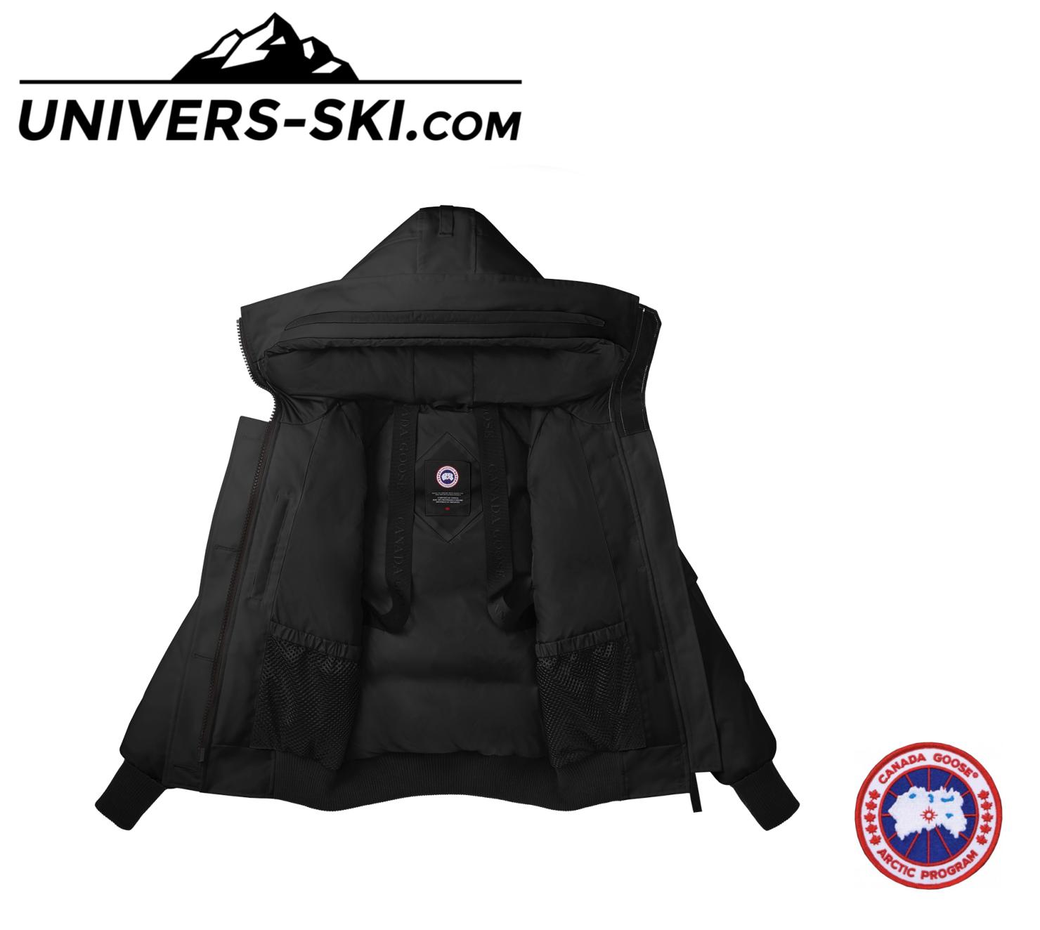 Parka CANADA GOOSE Chilliwack Bomber Femme Noir No Fur 2026