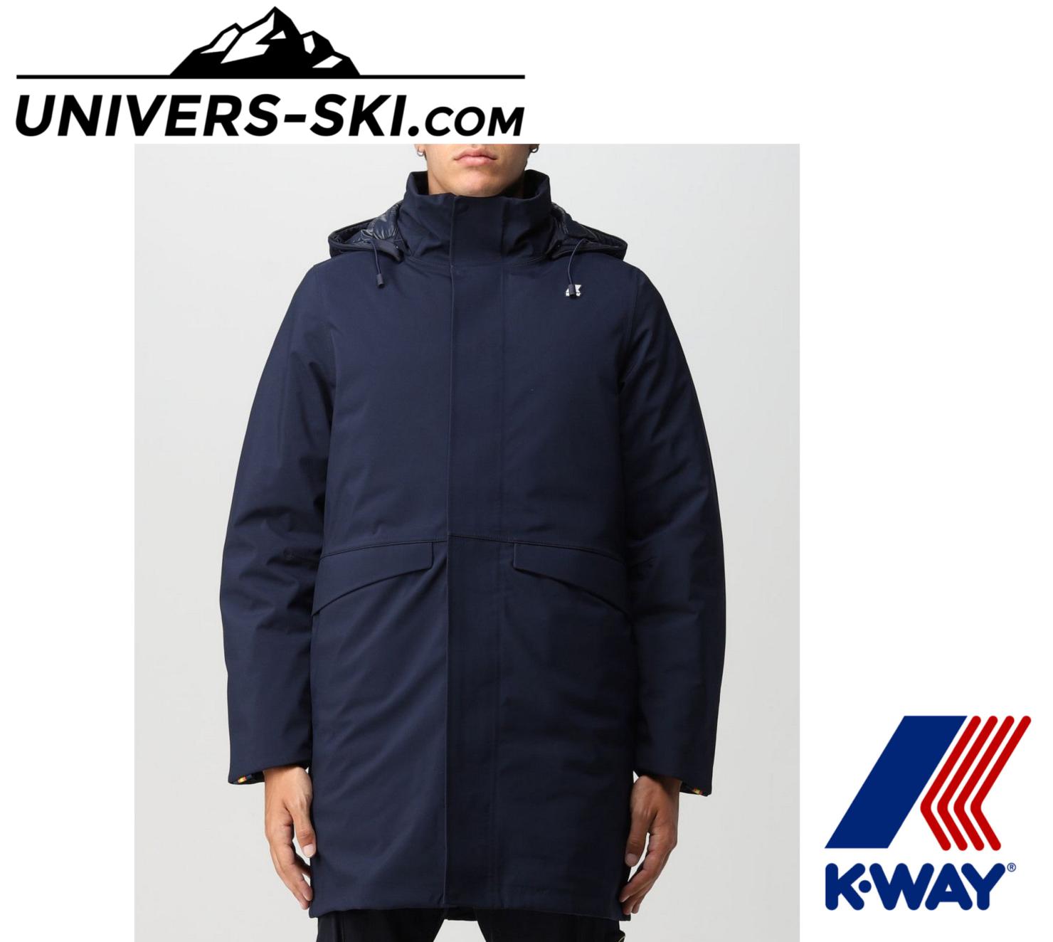 Parka K-Way Thomal Bonded Padded Blue Depth 2026