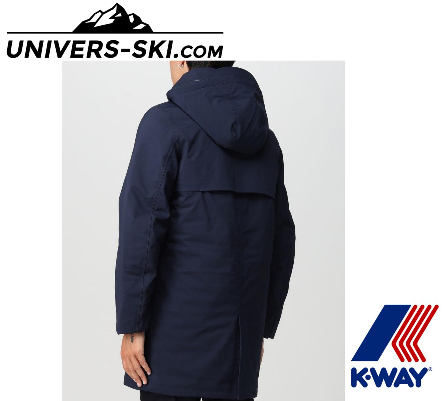 Parka K-Way Thomal Bonded Padded Blue Depth 2026
